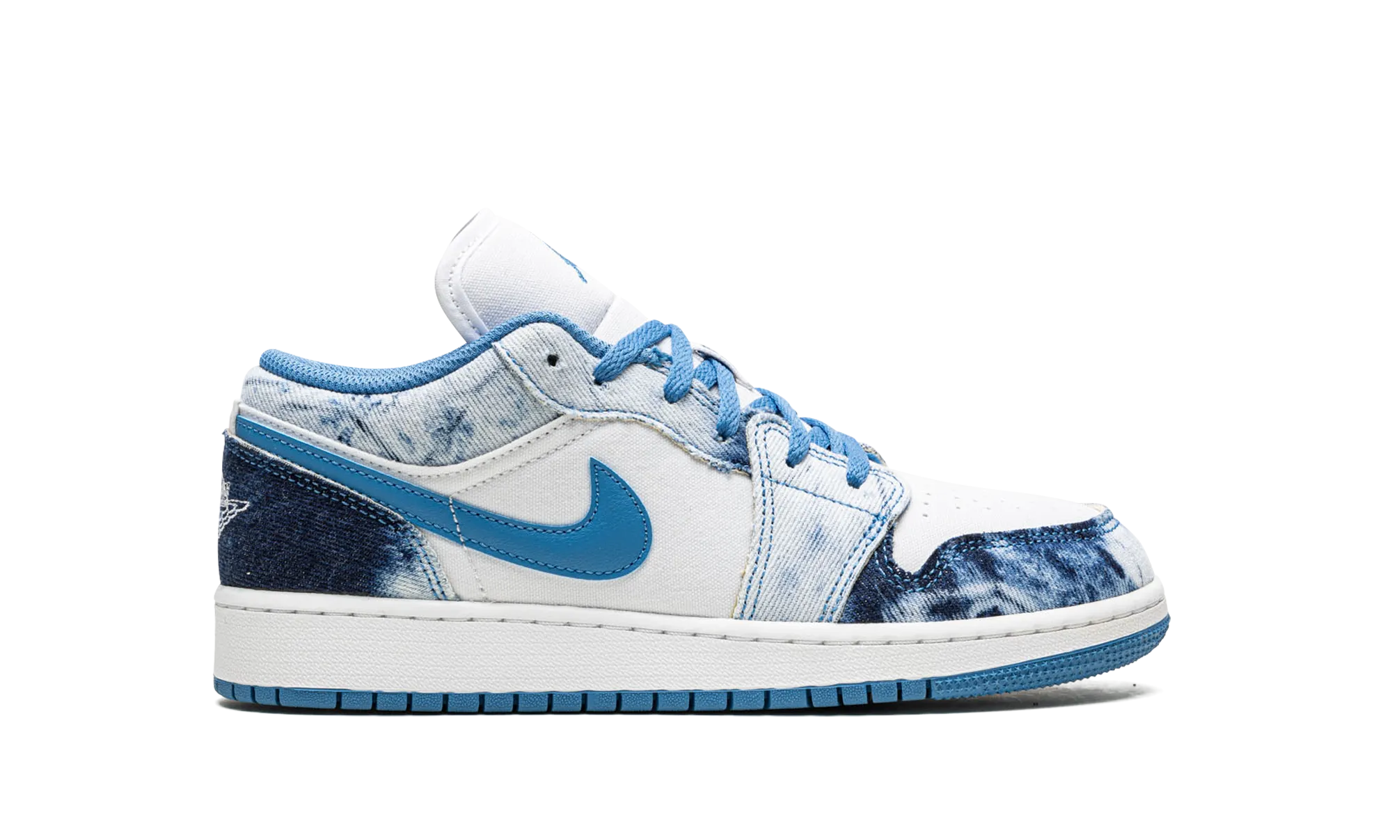 AIR JORDAN 1 LOW GS "Acid Wash Denim" jordan school kids shoes