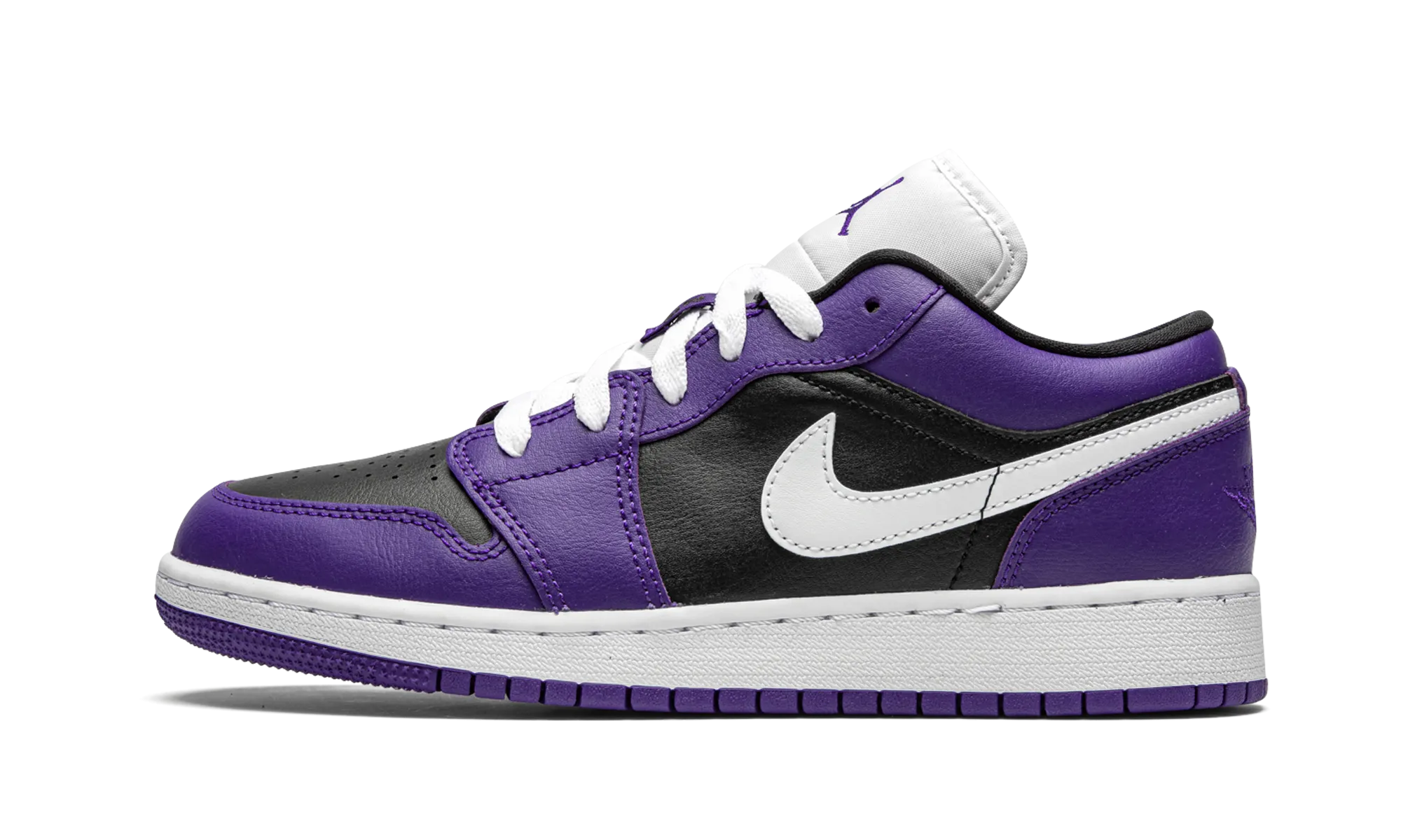 Air Jordan 1 Low GS "Black / Court Purple" jordan grade school sneakers