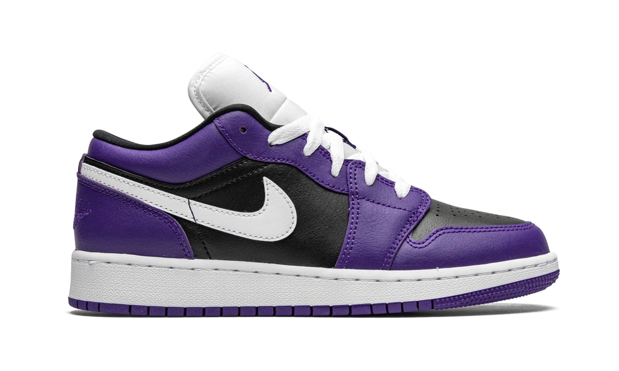 Air Jordan 1 Low GS "Black / Court Purple" jordan grade school sneakers
