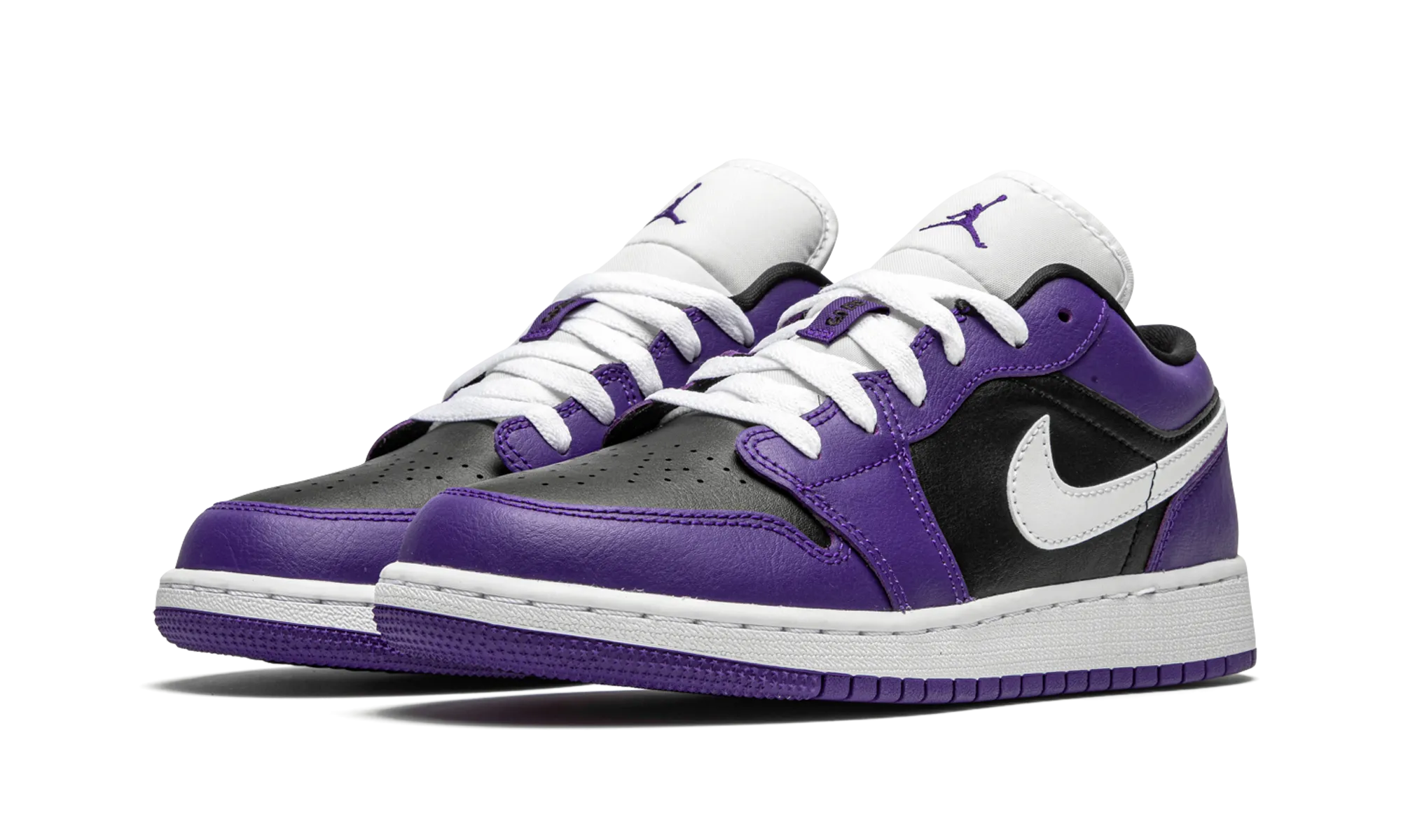 Air Jordan 1 Low GS "Black / Court Purple" jordan grade school sneakers