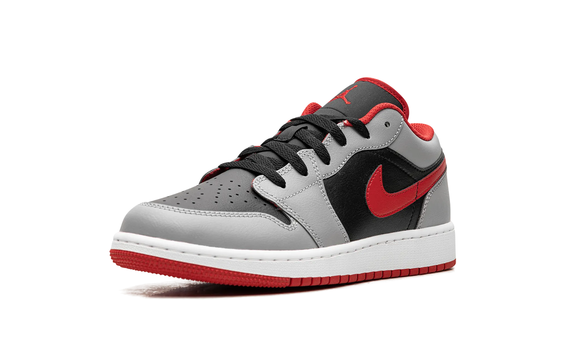 Air Jordan 1 Low GS "Black / Fire Red" jordan grade school sneakers