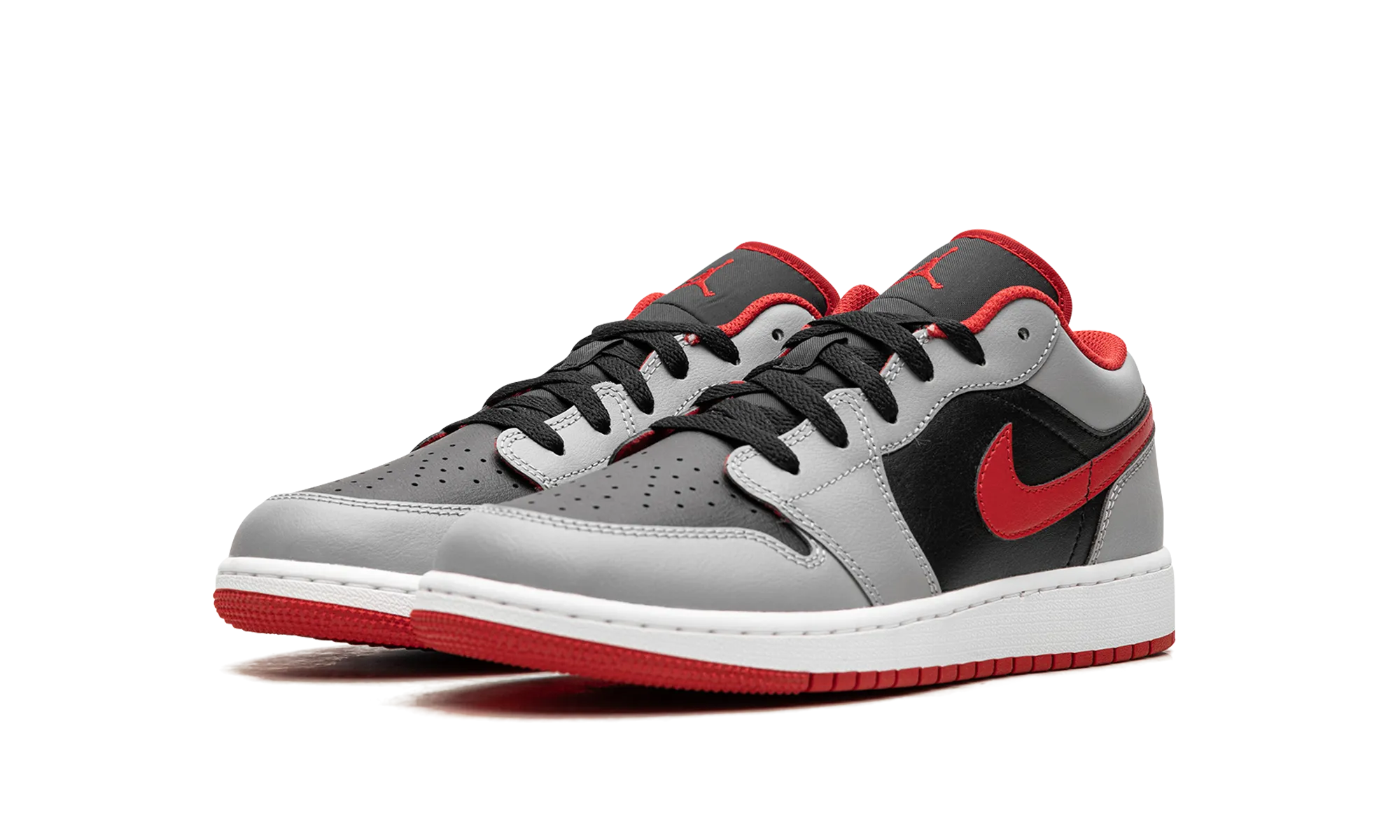 Air Jordan 1 Low GS "Black / Fire Red" jordan grade school sneakers