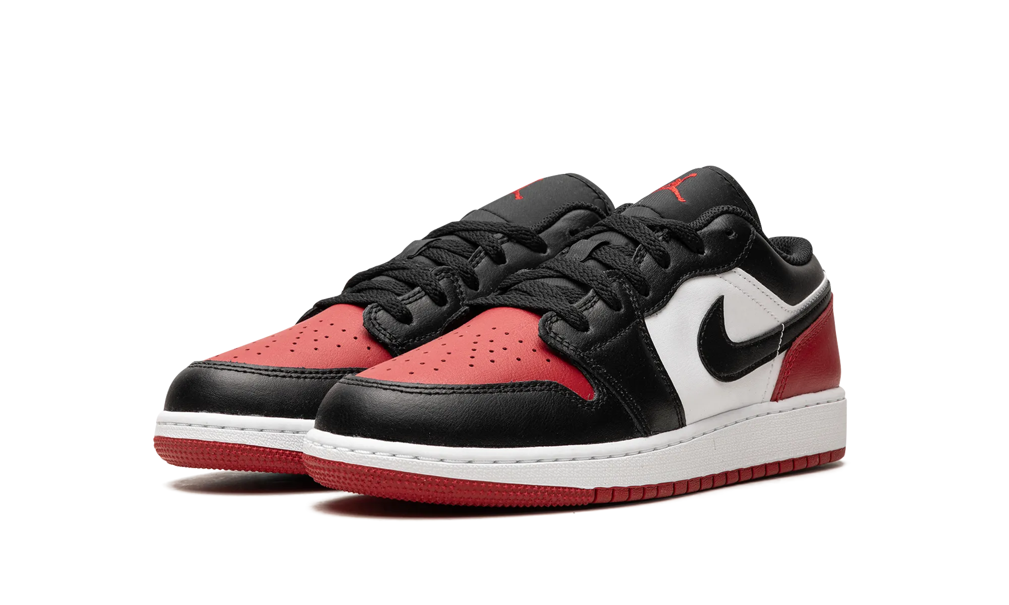 AIR JORDAN 1 LOW GS "BRED TOE" jordan school kids shoes