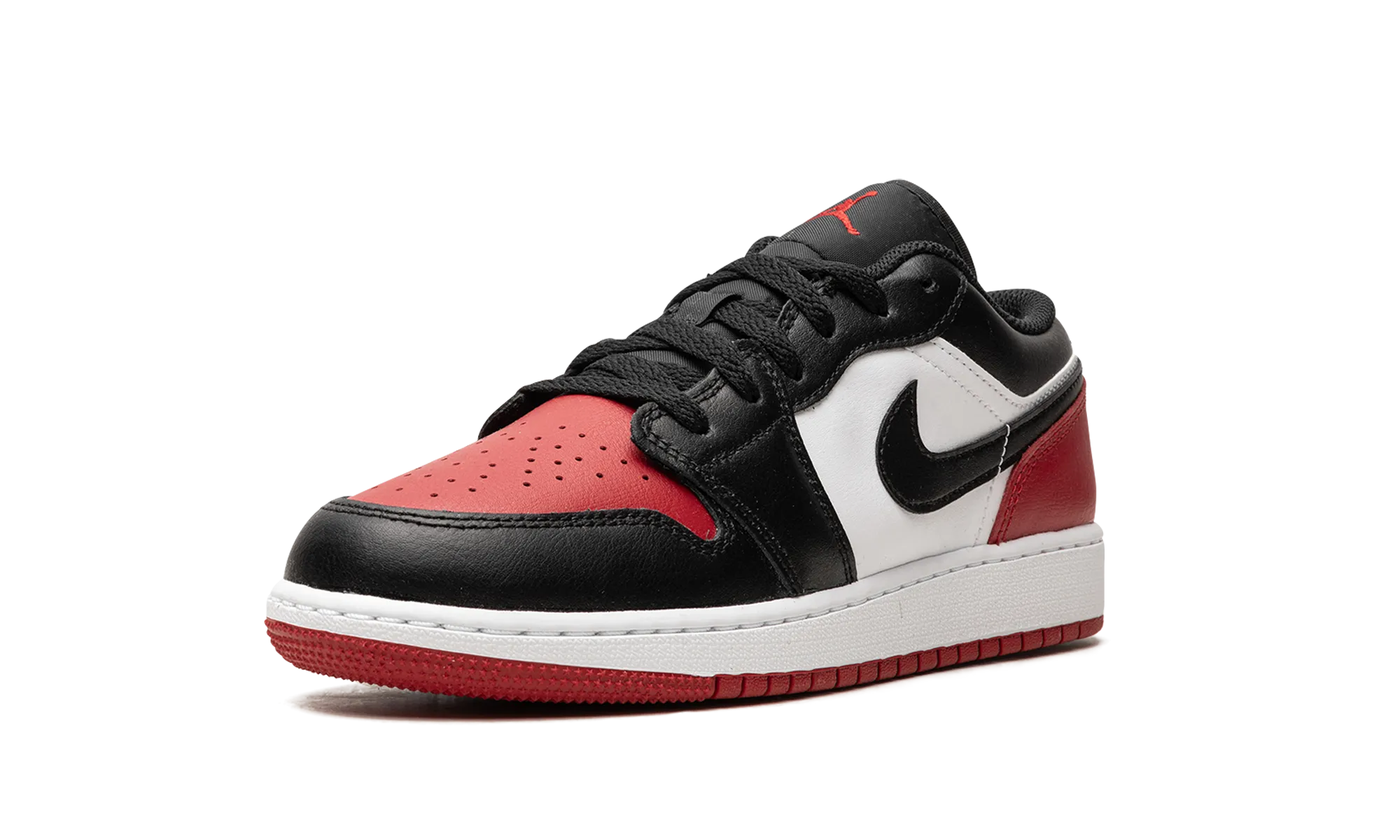 AIR JORDAN 1 LOW GS "BRED TOE" jordan school kids shoes