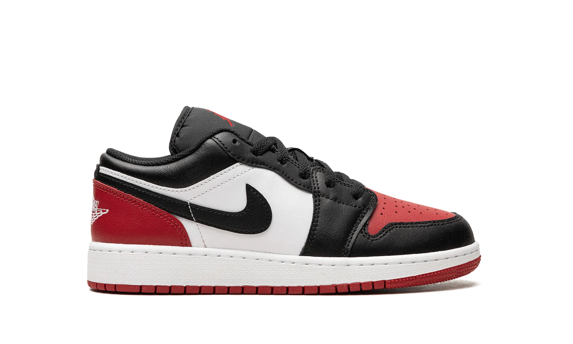 AIR JORDAN 1 LOW GS "BRED TOE" jordan school kids shoes