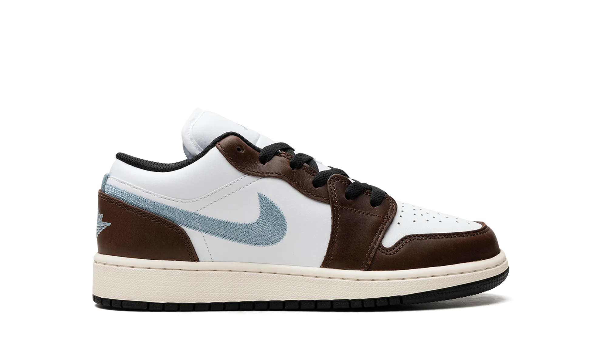 Air Jordan 1 Low GS "Brown White Blue" jordan grade school sneakers