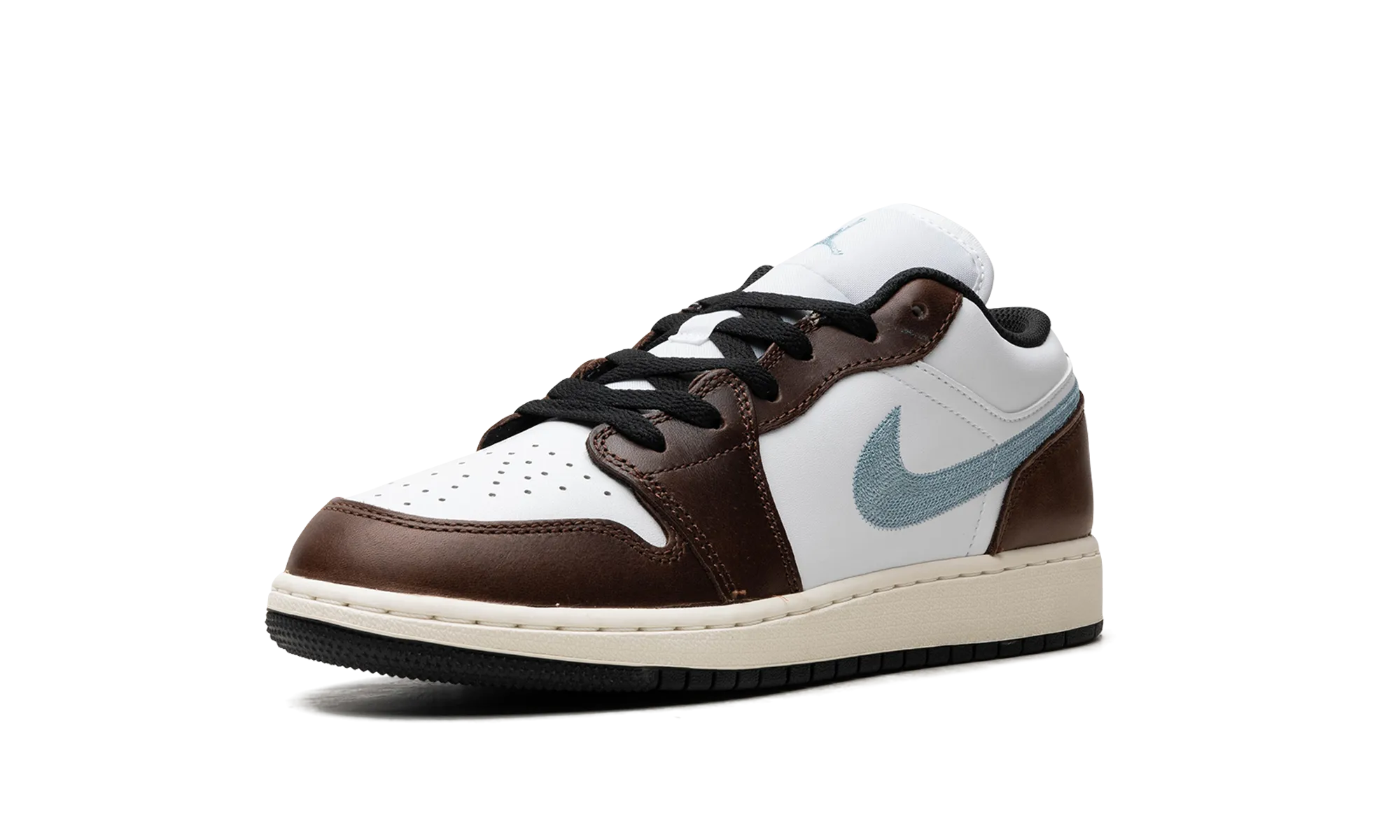 Air Jordan 1 Low GS "Brown White Blue" jordan grade school sneakers