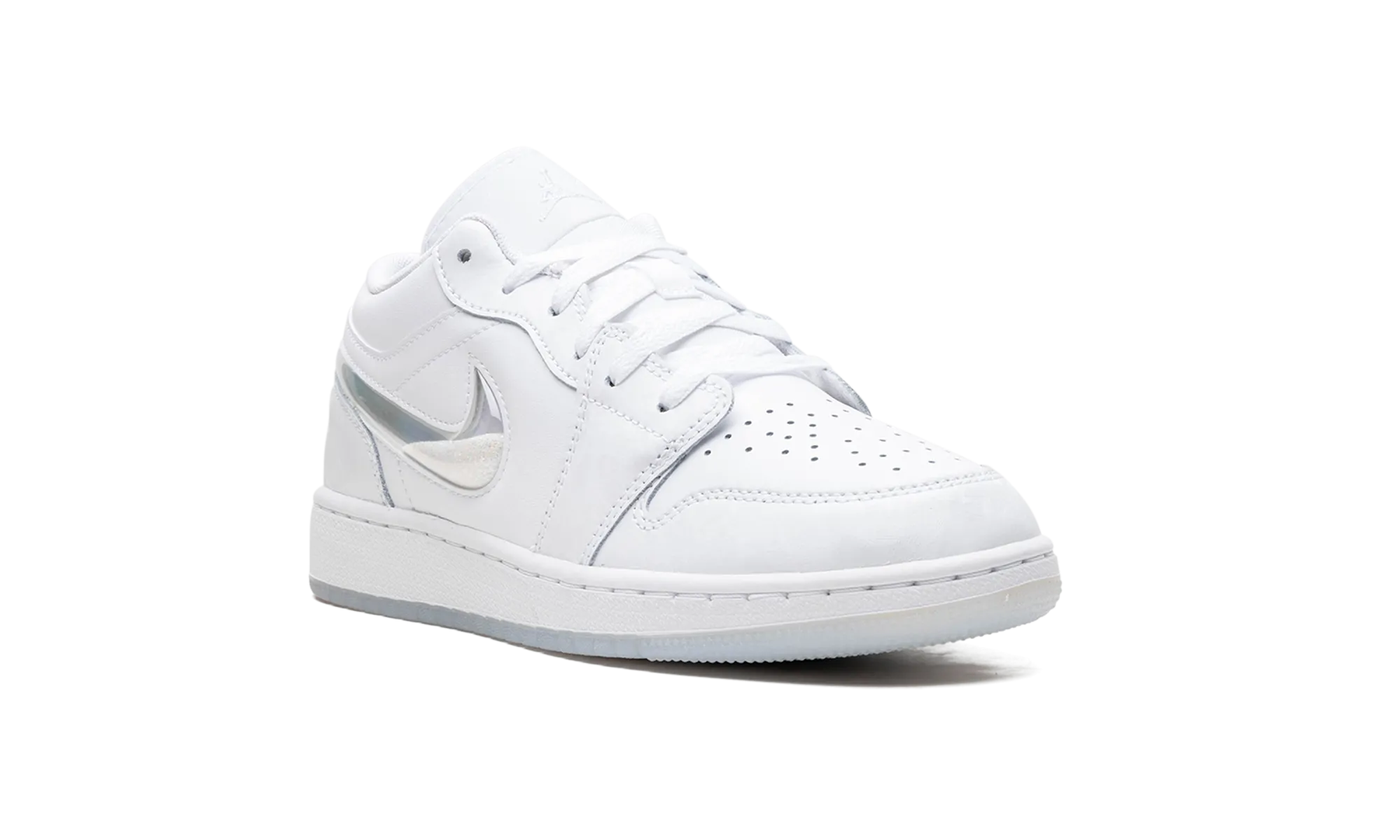 Air Jordan 1 Low GS "Glitter Swoosh" jordan grade school sneakers