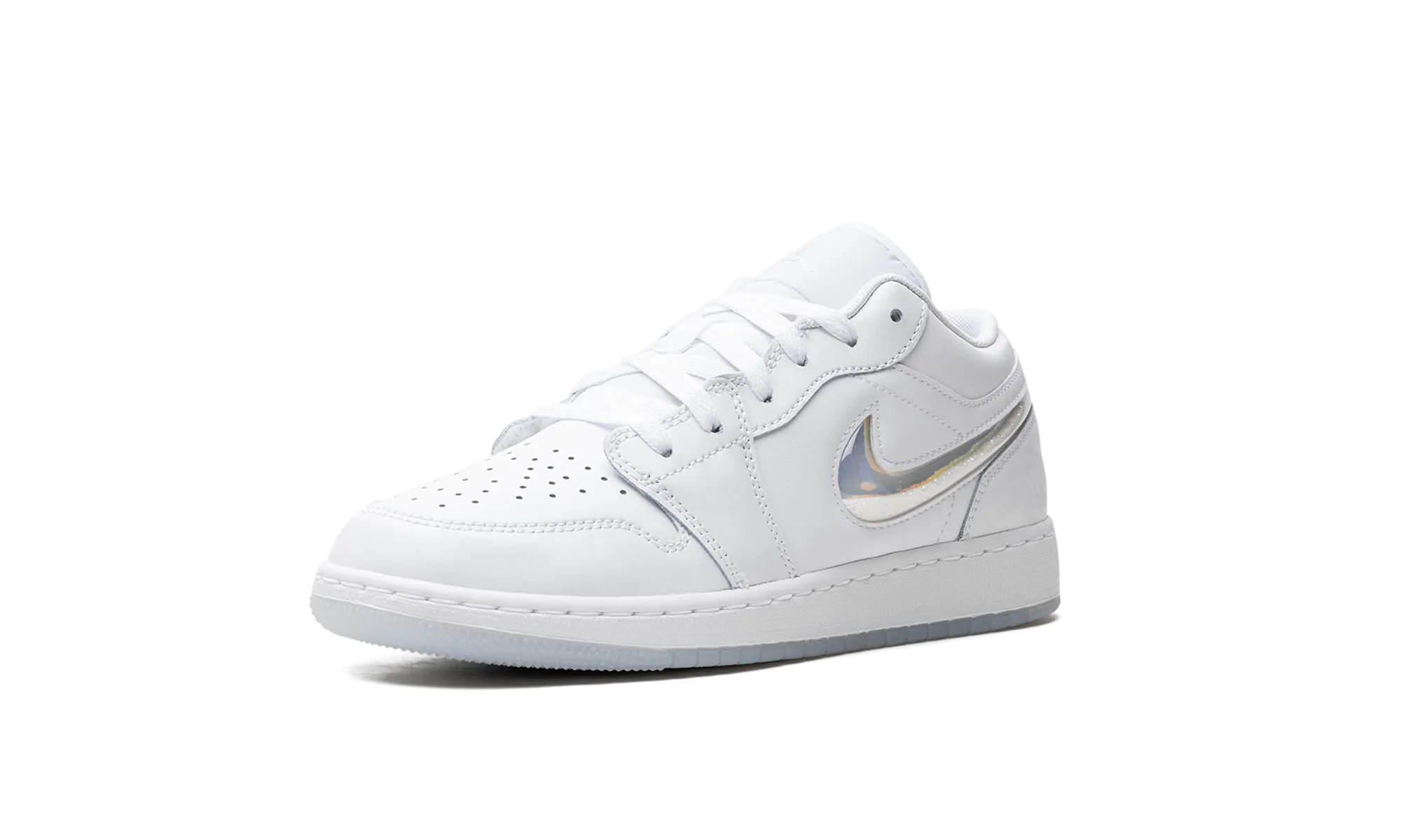 Air Jordan 1 Low GS "Glitter Swoosh" jordan grade school sneakers