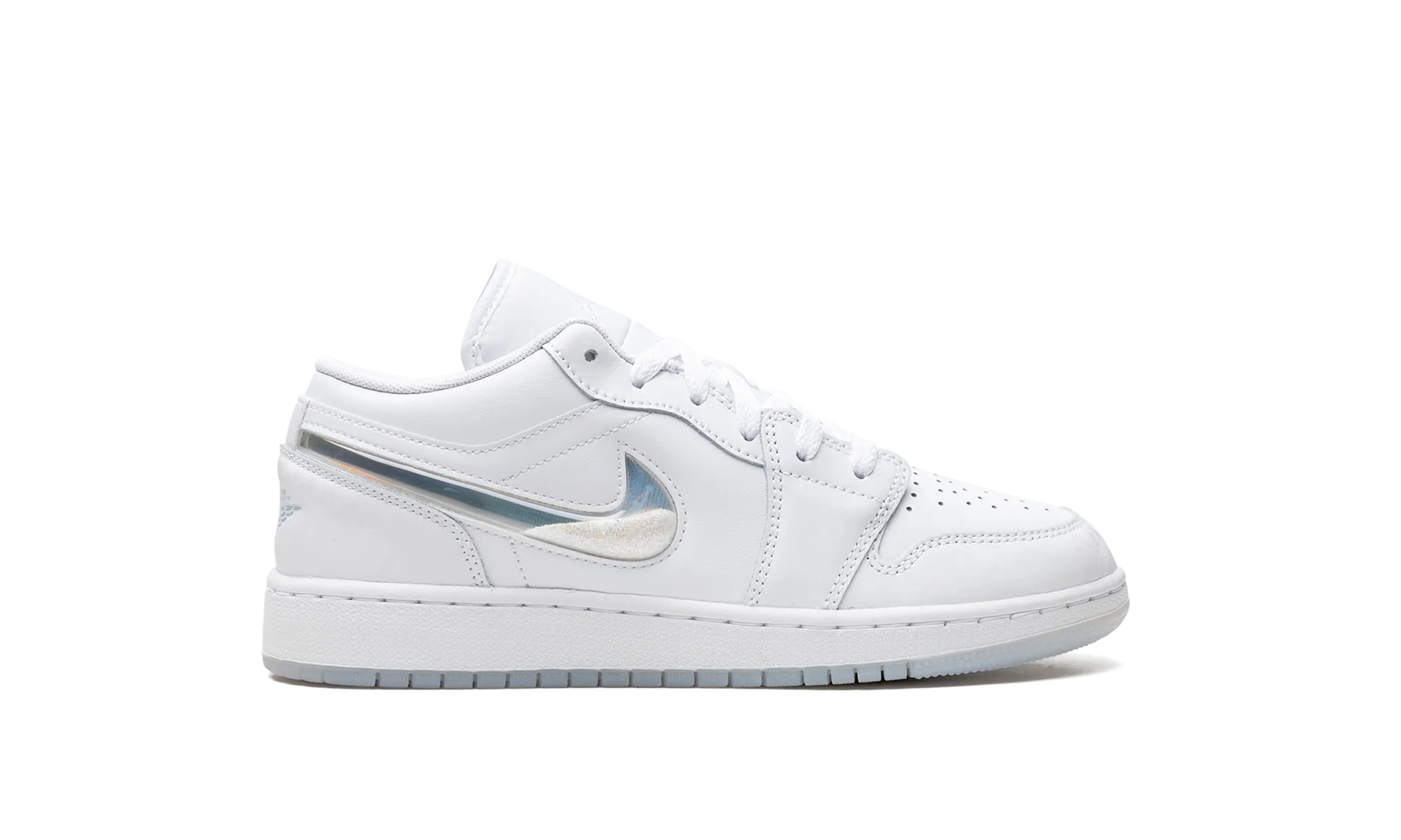 Air Jordan 1 Low GS "Glitter Swoosh" jordan grade school sneakers