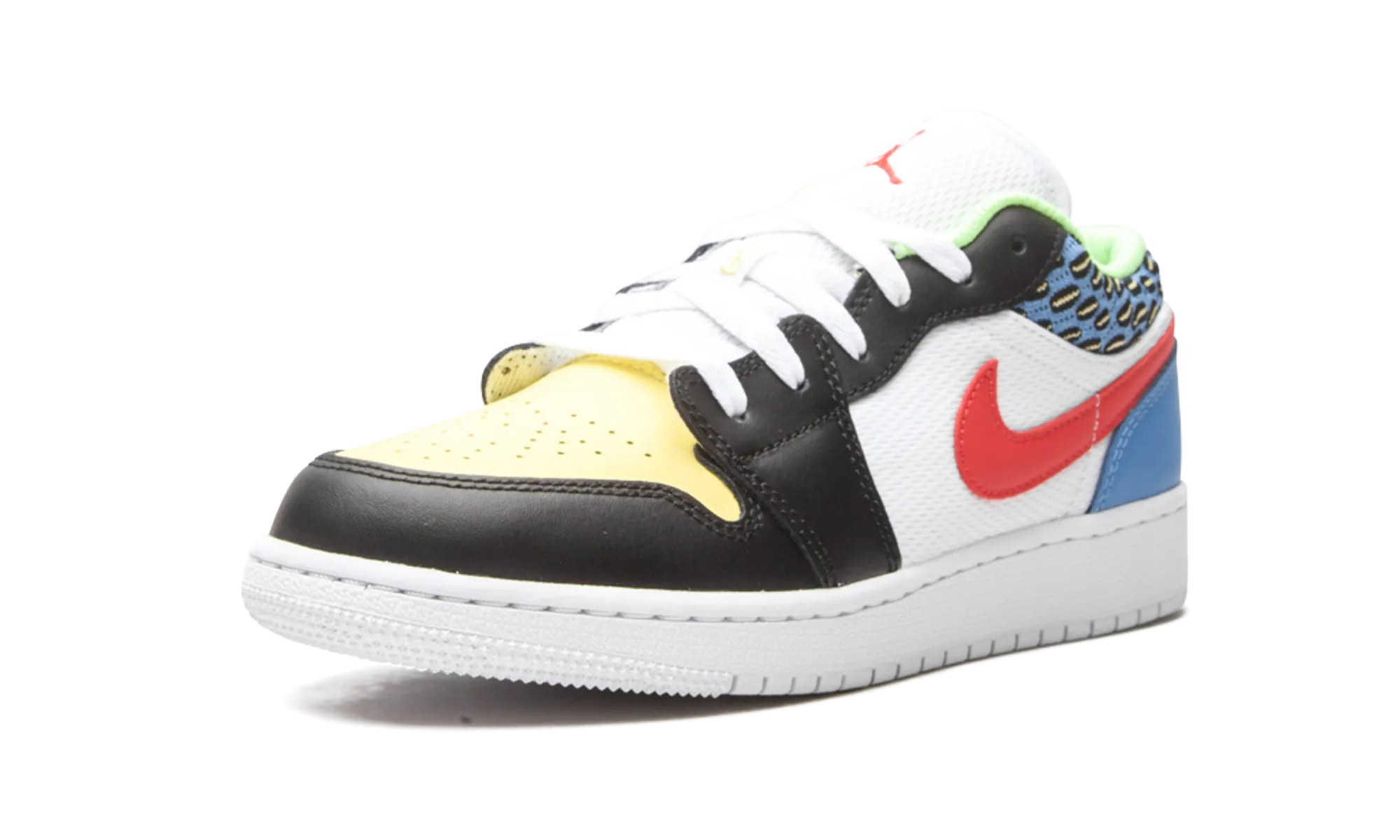 Air Jordan 1 Low GS "White Mesh / Multicolor" jordan grade school sneakers