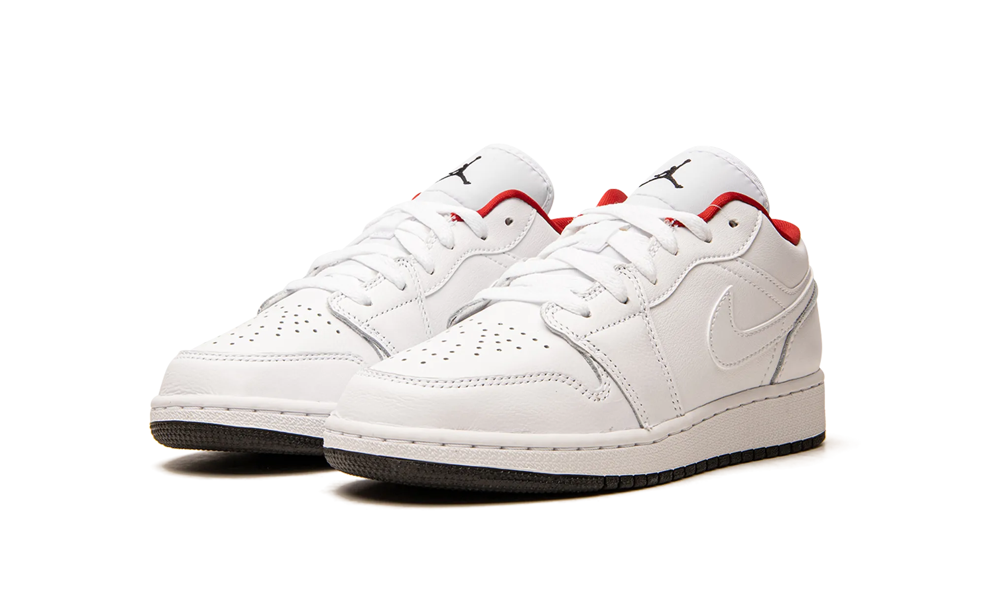 Air Jordan 1 Low GS "White / Red" jordan school kids shoes