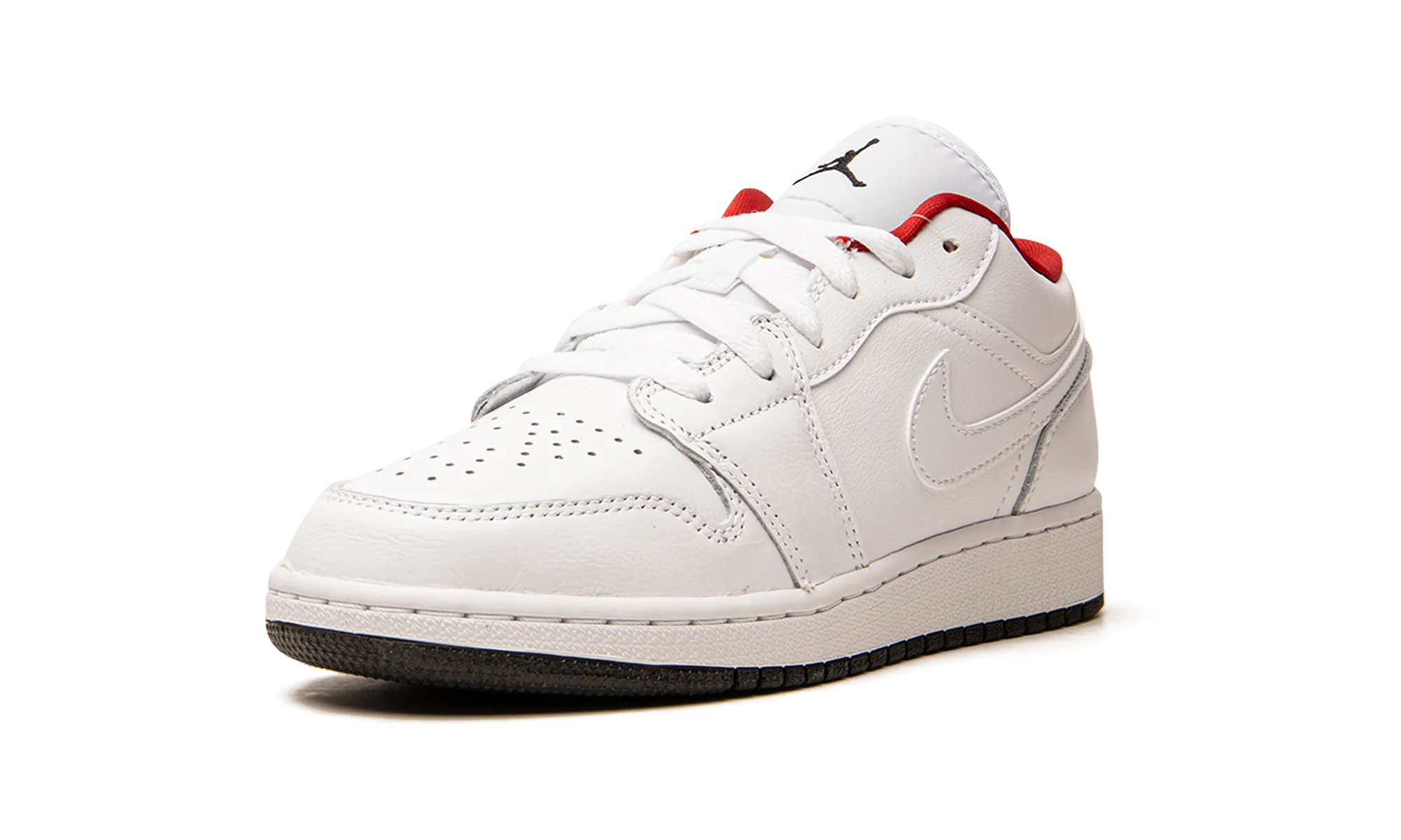 Air Jordan 1 Low GS "White / Red" jordan school kids shoes