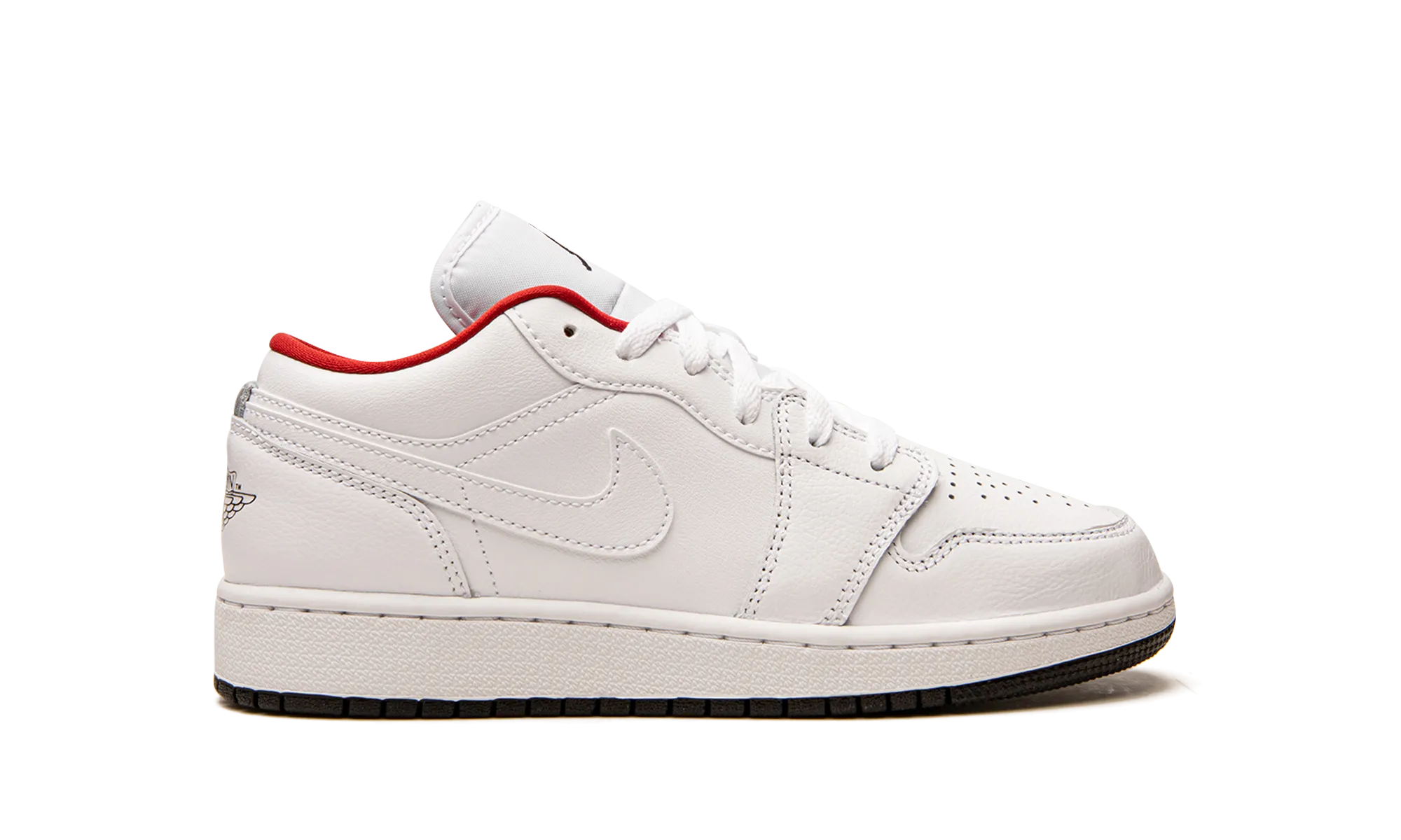 Air Jordan 1 Low GS "White / Red" jordan school kids shoes