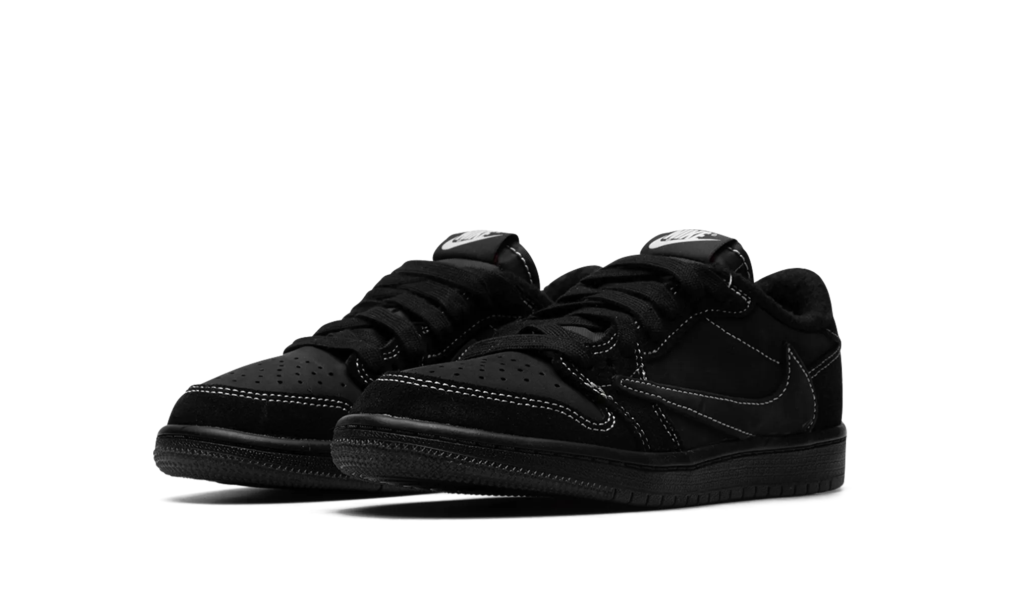 Air Jordan 1 Low OG PS "Travis Scott - Black Phantom" jordan preschool kids shoes