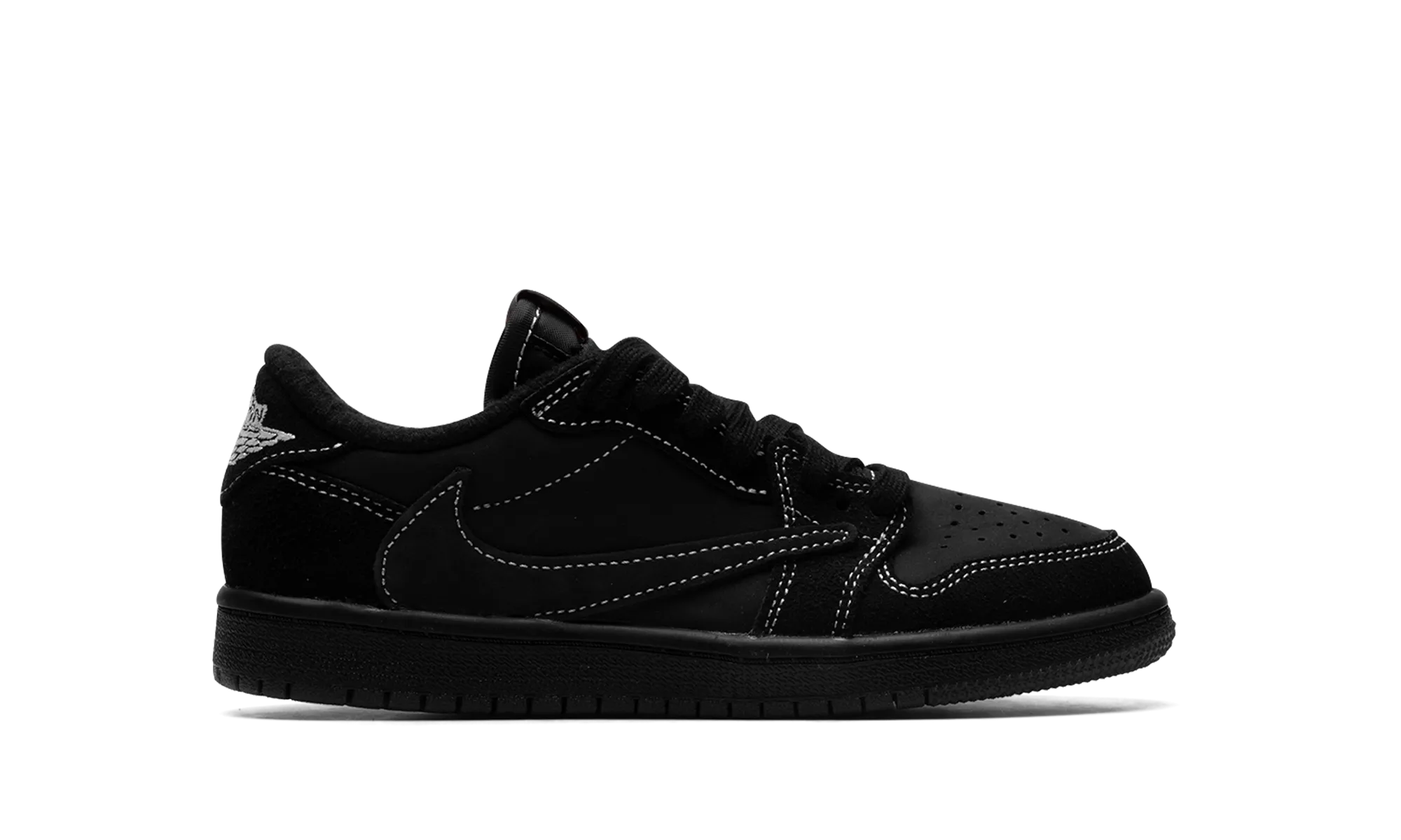 Air Jordan 1 Low OG PS "Travis Scott - Black Phantom" jordan preschool kids shoes