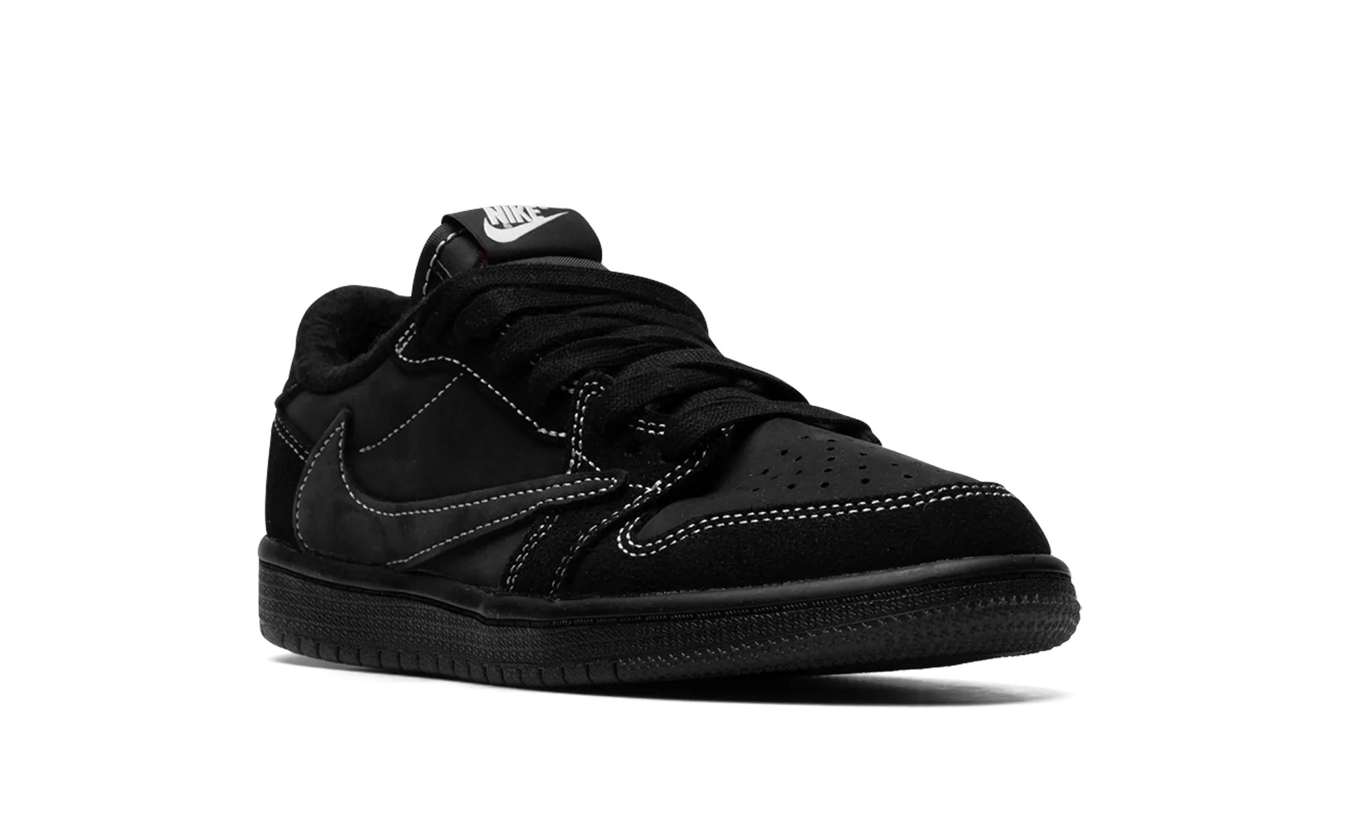 Air Jordan 1 Low OG PS "Travis Scott - Black Phantom" jordan preschool kids shoes
