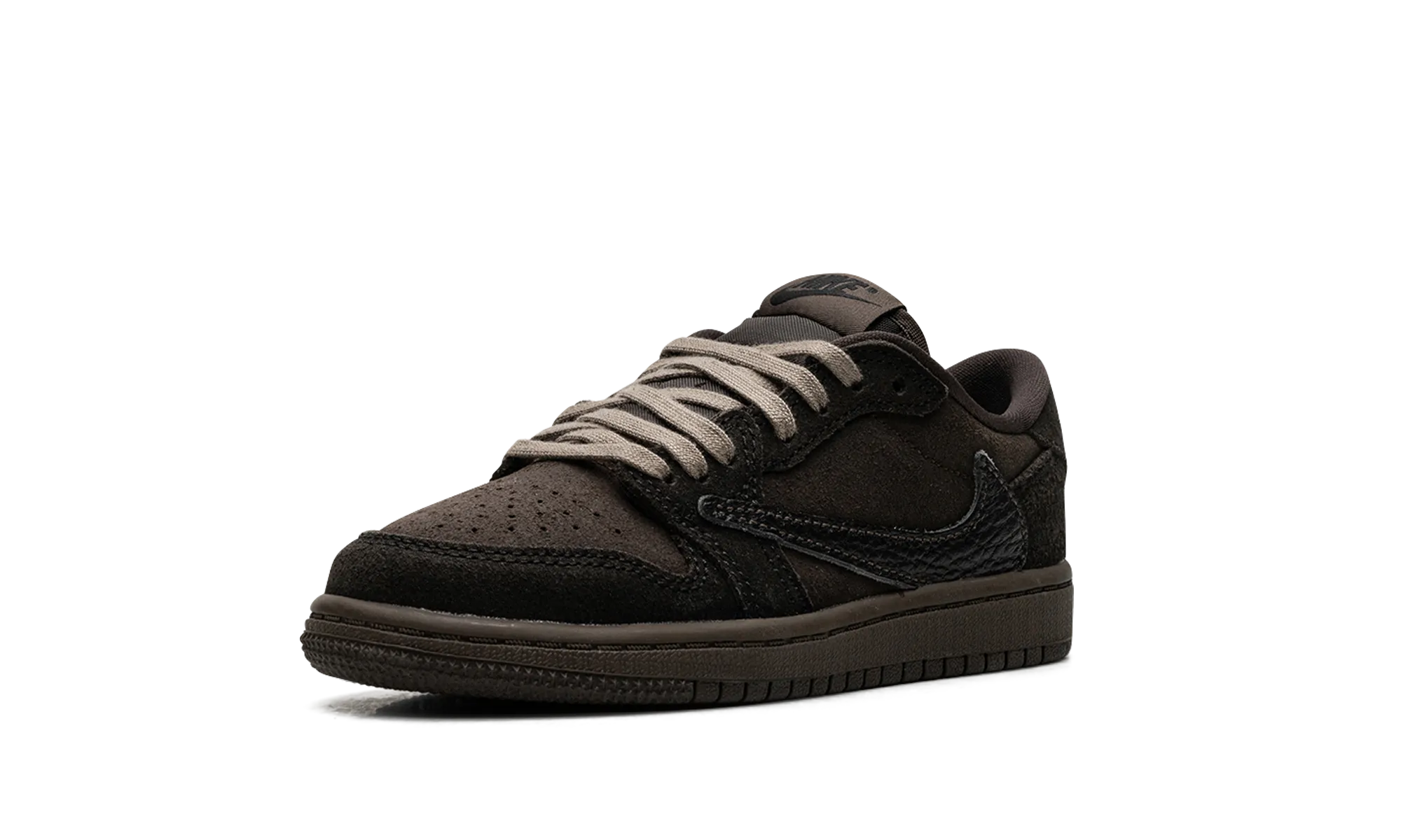 Air Jordan 1 Low OG PS "Travis Scott - Velvet Brown" jordan preschool kids shoes