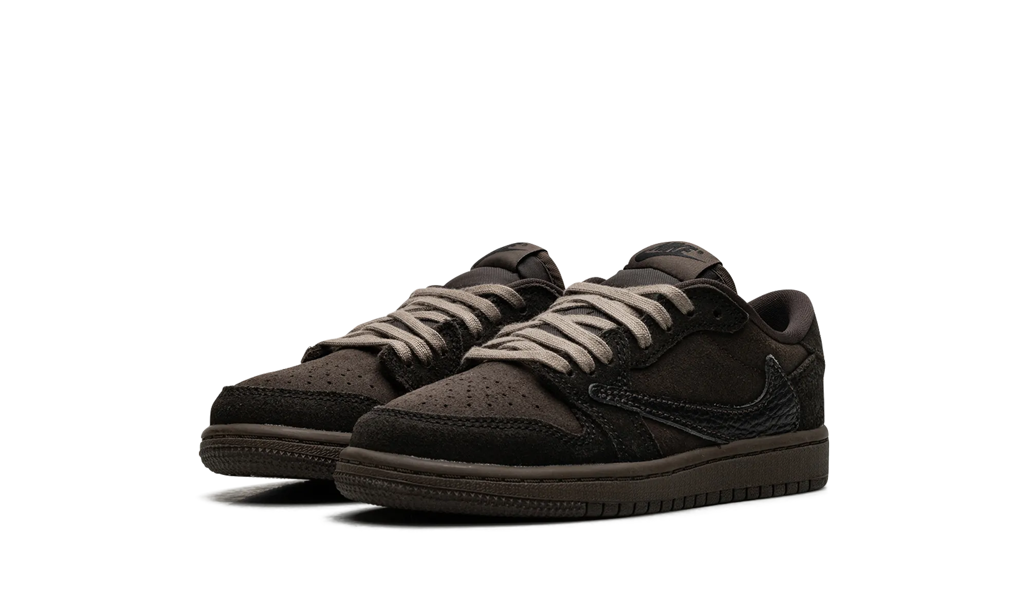 Air Jordan 1 Low OG PS "Travis Scott - Velvet Brown" jordan preschool kids shoes