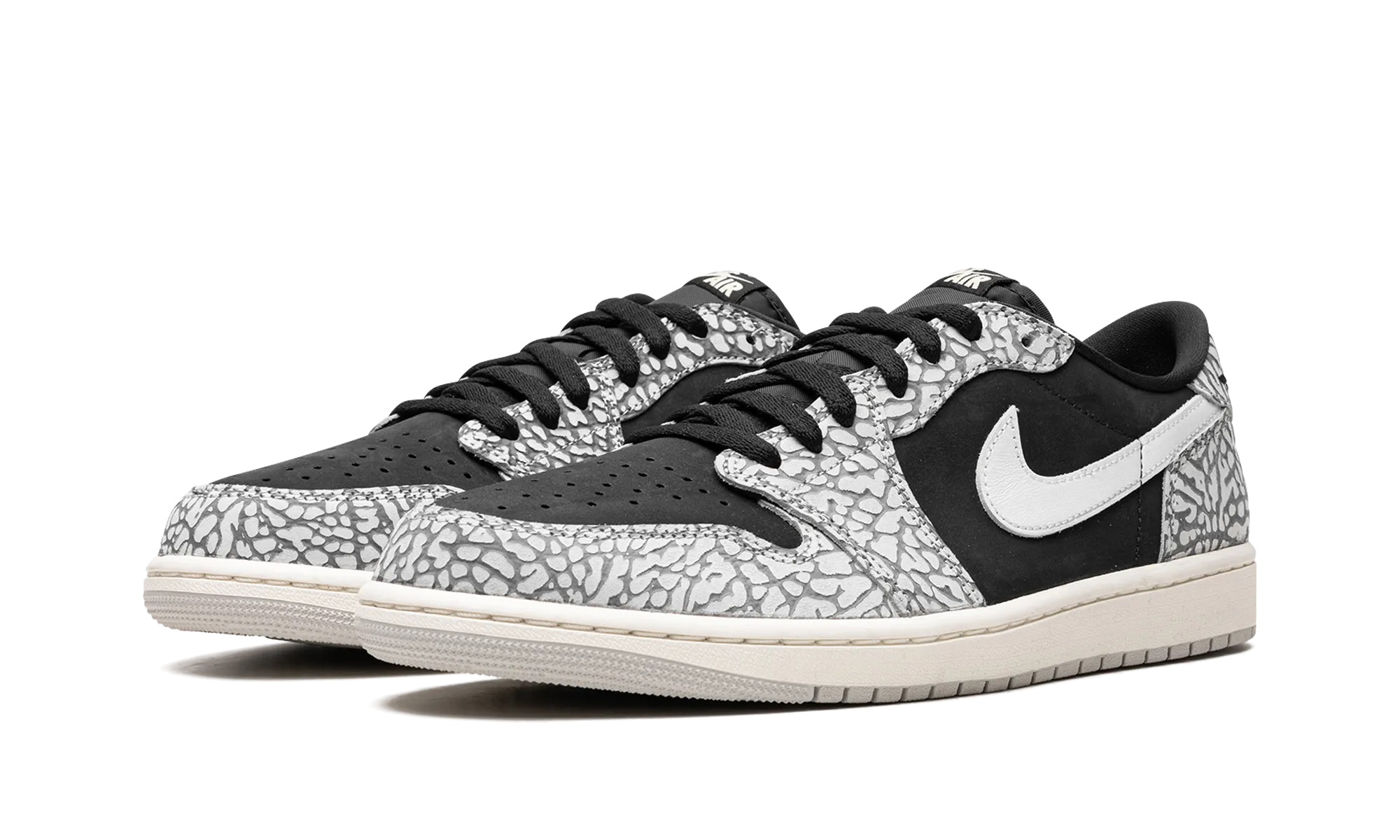 Air Jordan 1 Low "Black Elephant" jordan mens sport sneakers