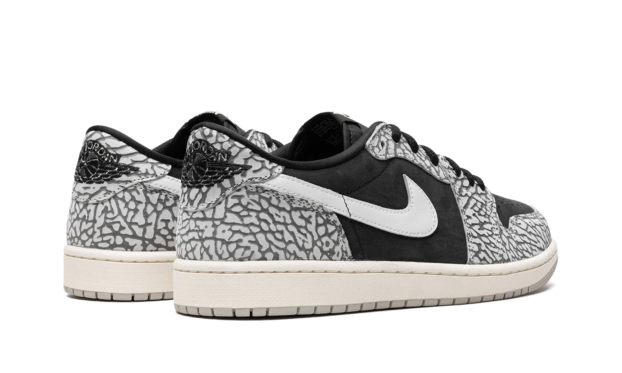 Air Jordan 1 Low "Black Elephant" jordan mens sport sneakers