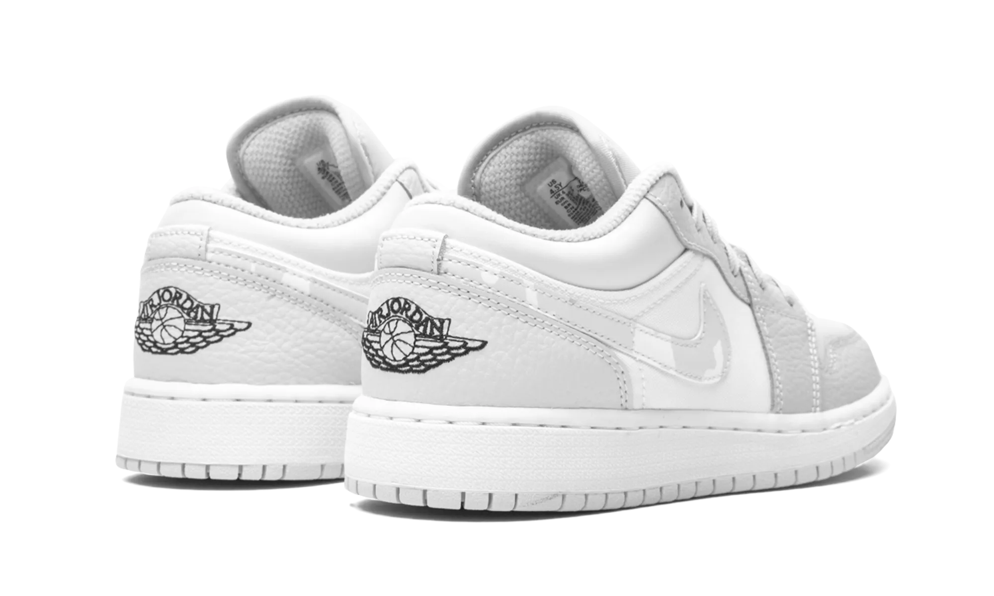 Air Jordan 1 Low SE GS "Grey Camo Swoosh" jordan grade school sneakers