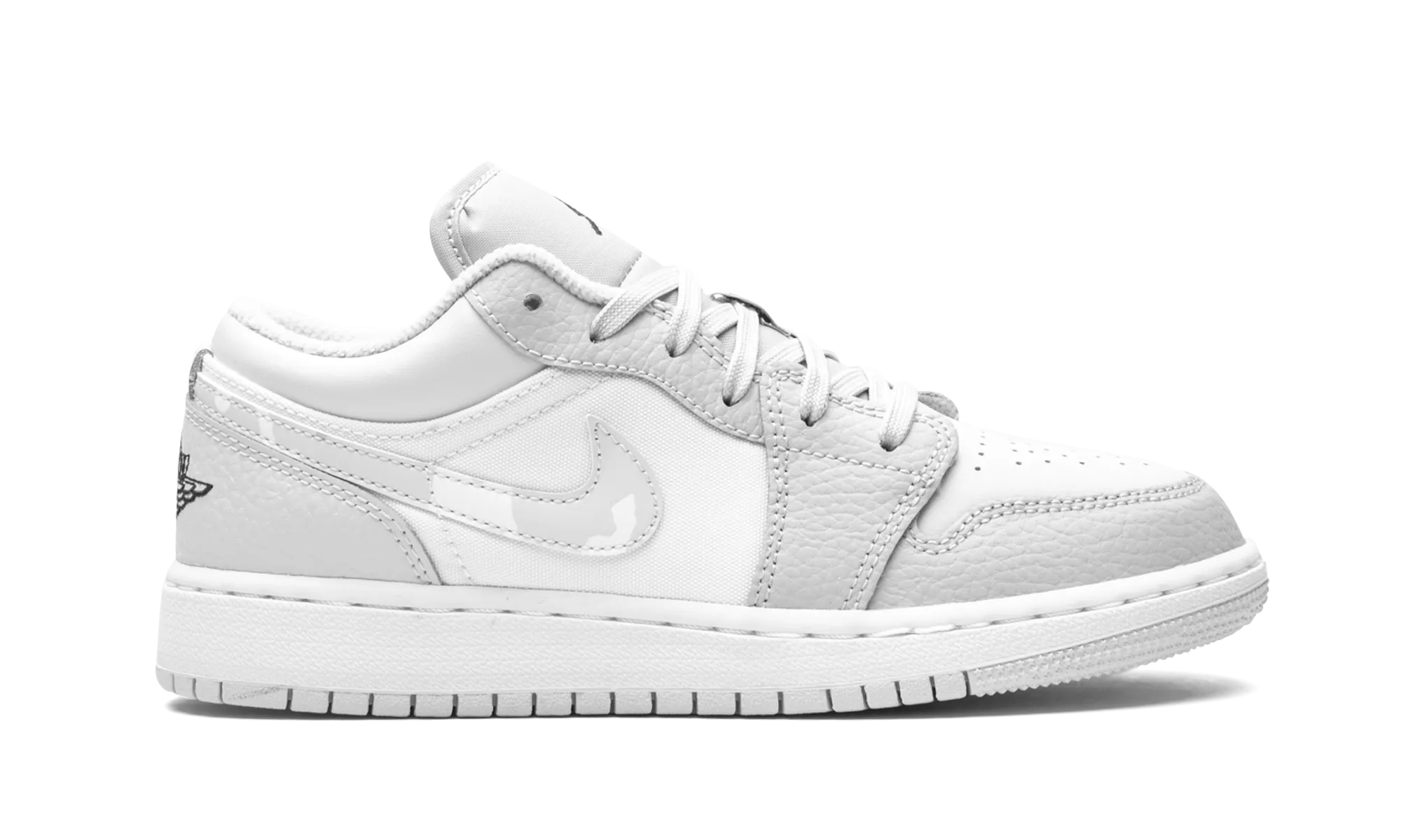 Air Jordan 1 Low SE GS "Grey Camo Swoosh" jordan grade school sneakers