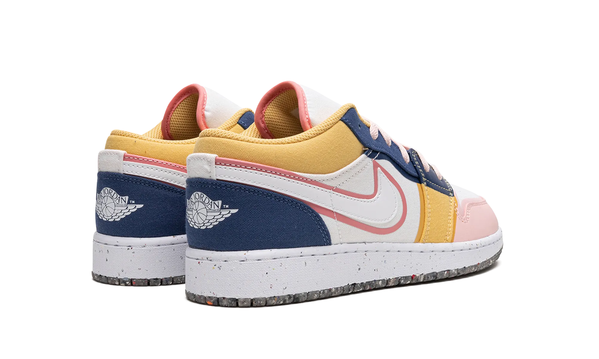 Air Jordan 1 Low SE GS "Multicolor Canvas" jordan school kids shoes