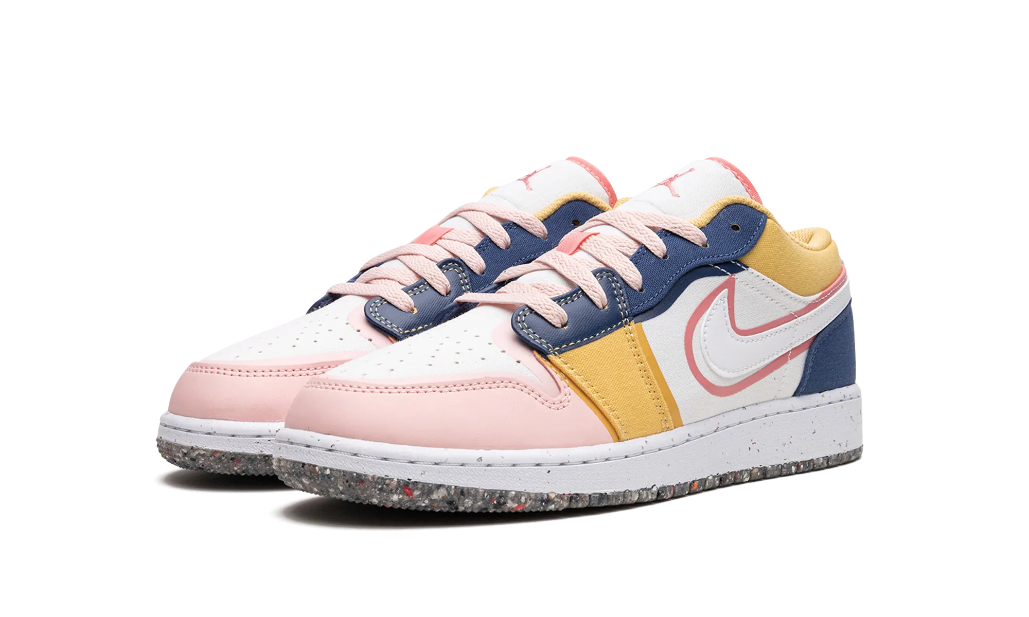 Air Jordan 1 Low SE GS "Multicolor Canvas" jordan school kids shoes