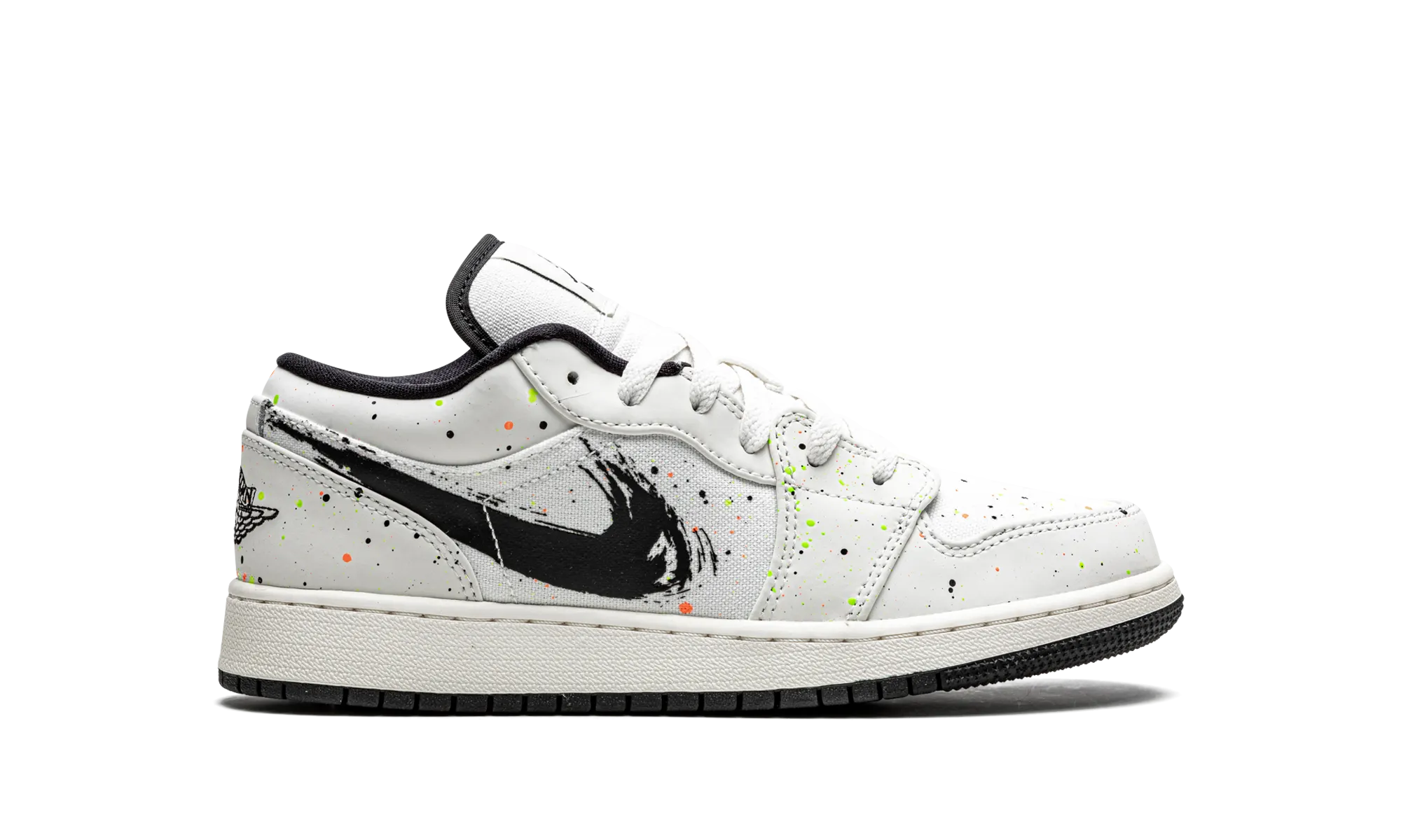 Air Jordan 1 Low SE GS "Paint Splatter" jordan school kids shoes