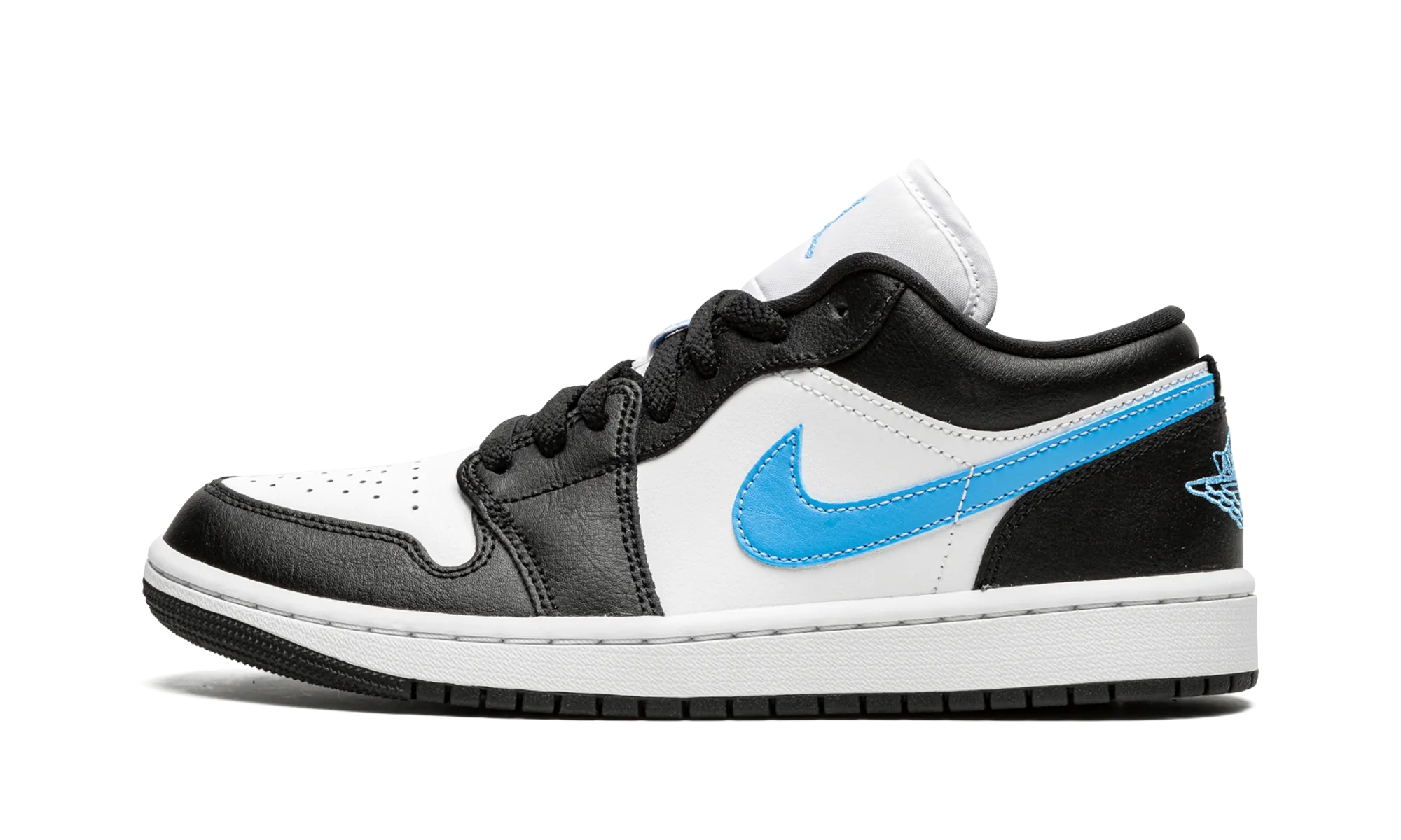 AIR JORDAN 1 LOW WMNS "Black / University Blue" jordan classic womens shoes