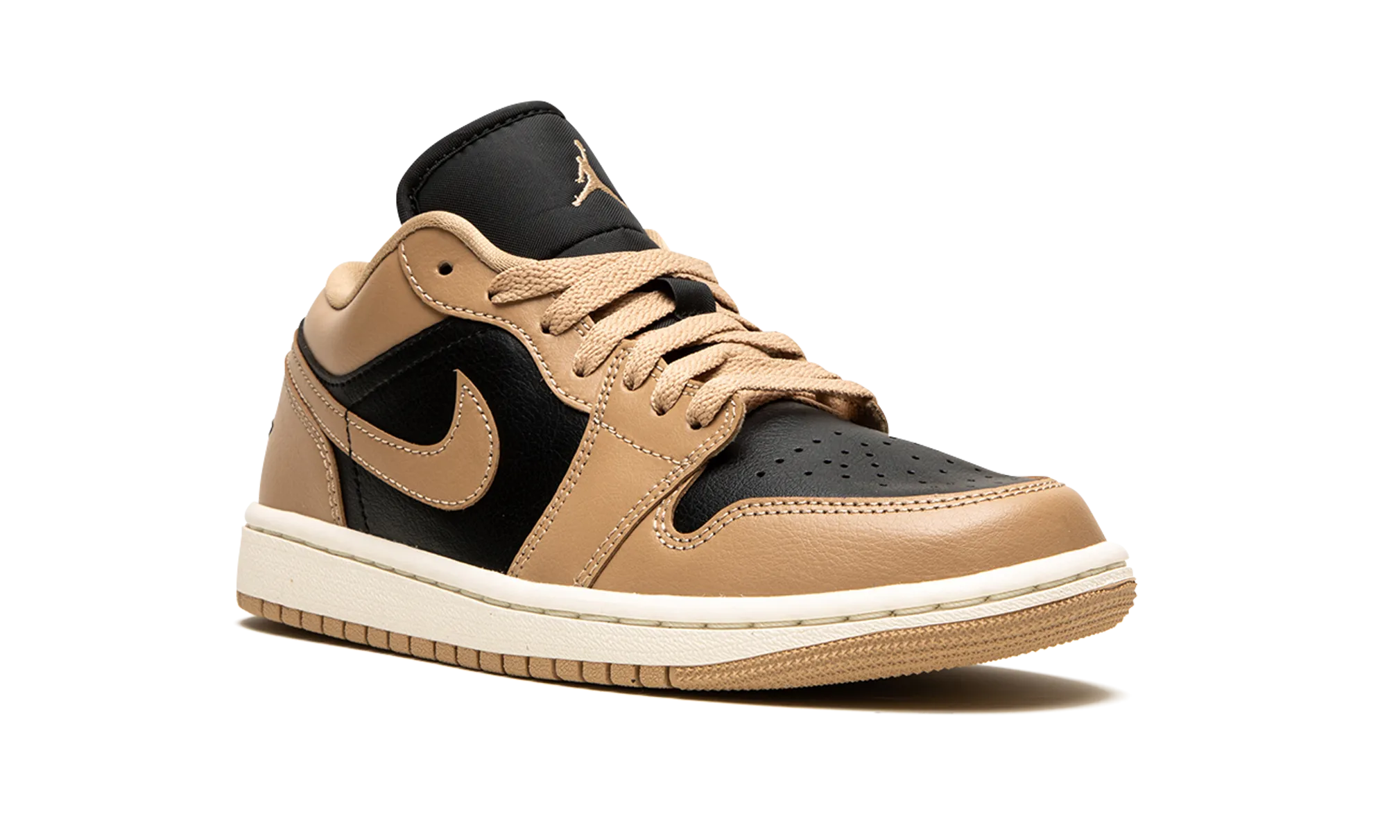 Air Jordan 1 Low WMNS "Desert / Black" jordan classic womens shoes