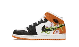 Air Jordan 1 Mid GS "Basketball Blossom" Jordan Grade School styles