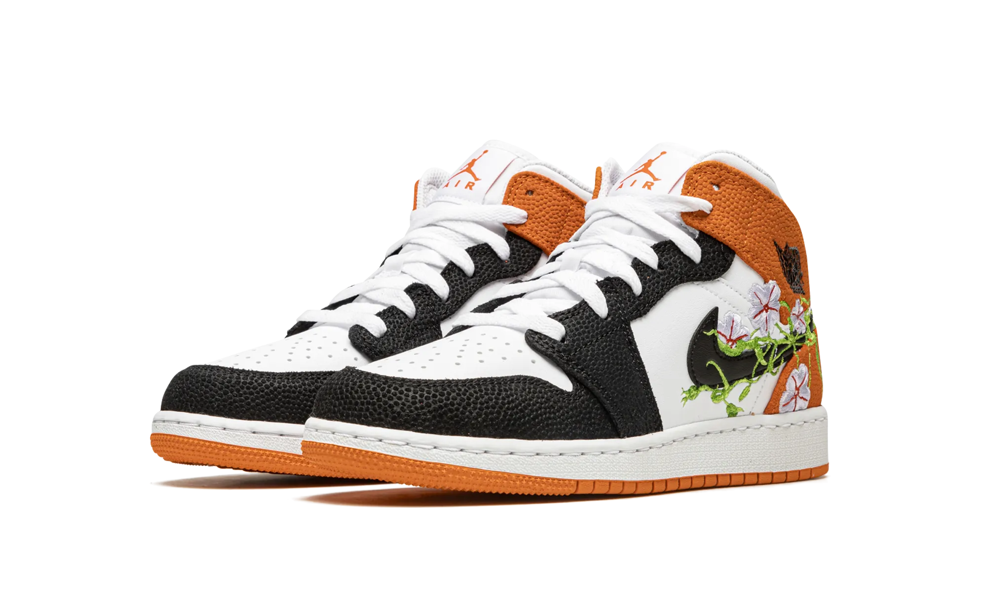 Air Jordan 1 Mid GS "Basketball Blossom" jordan school kids shoes