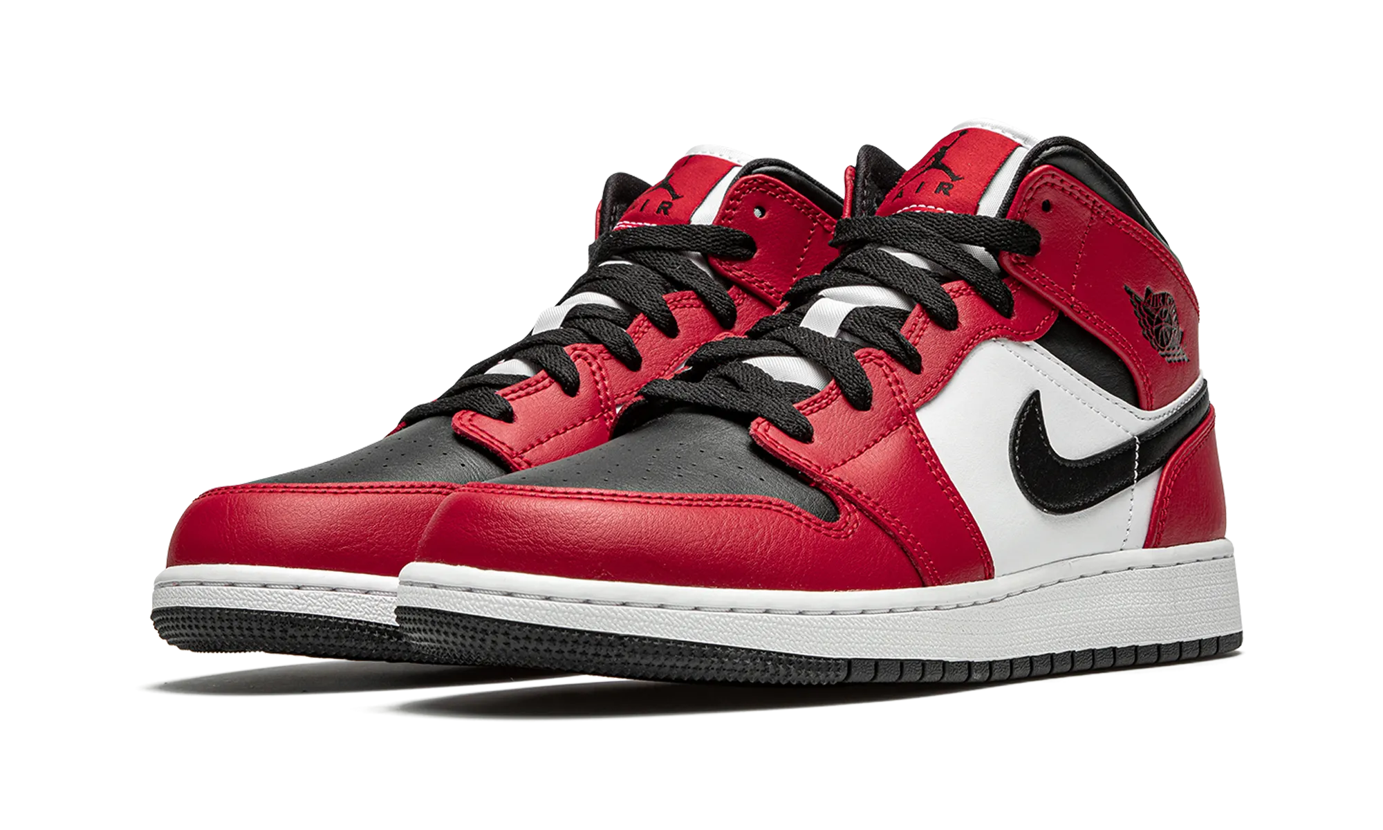 Air Jordan 1 Mid GS "Chicago Black Toe" jordan school kids shoes