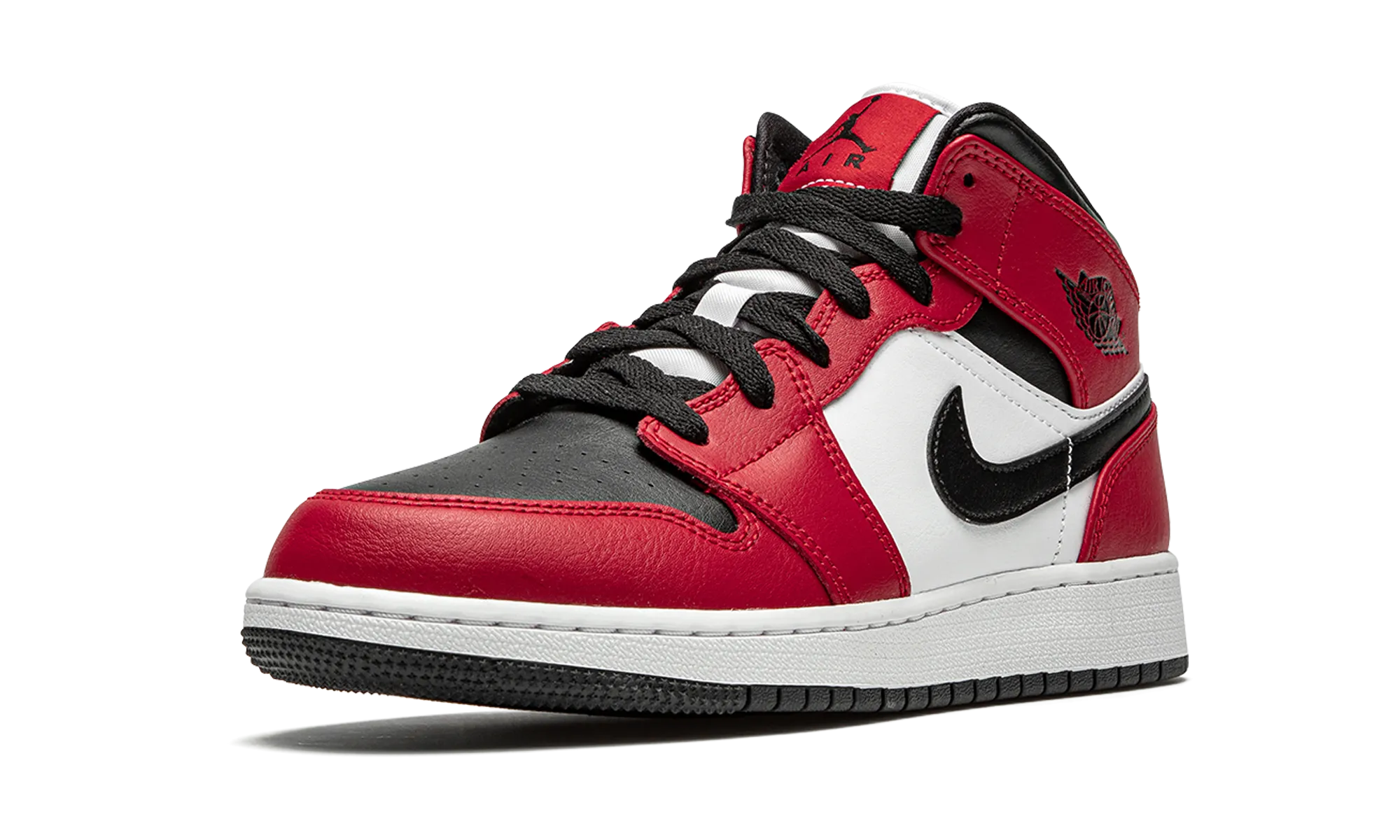 Air Jordan 1 Mid GS "Chicago Black Toe" jordan school kids shoes