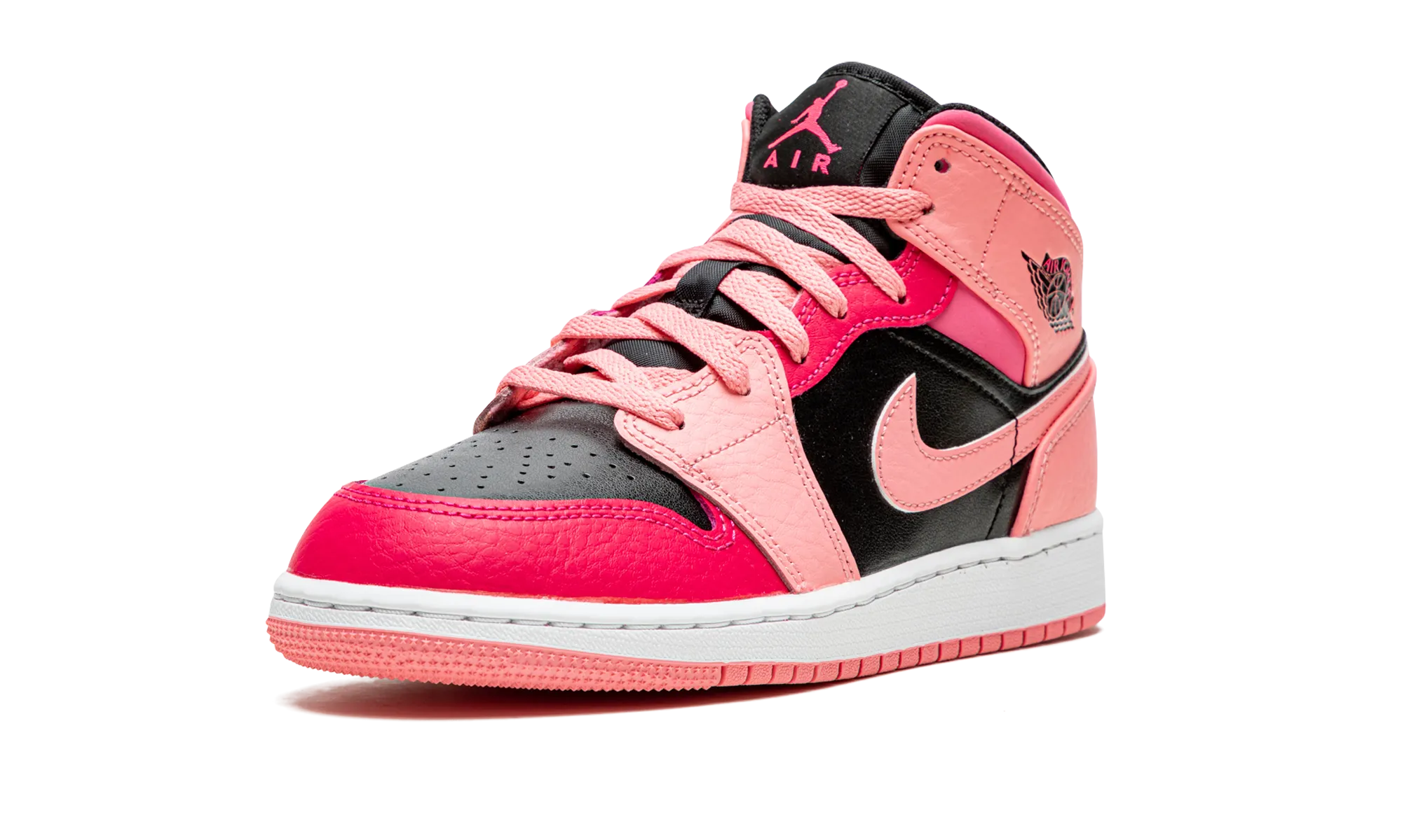 Air Jordan 1 Mid GS "Coral Chalk" jordan grade school sneakers
