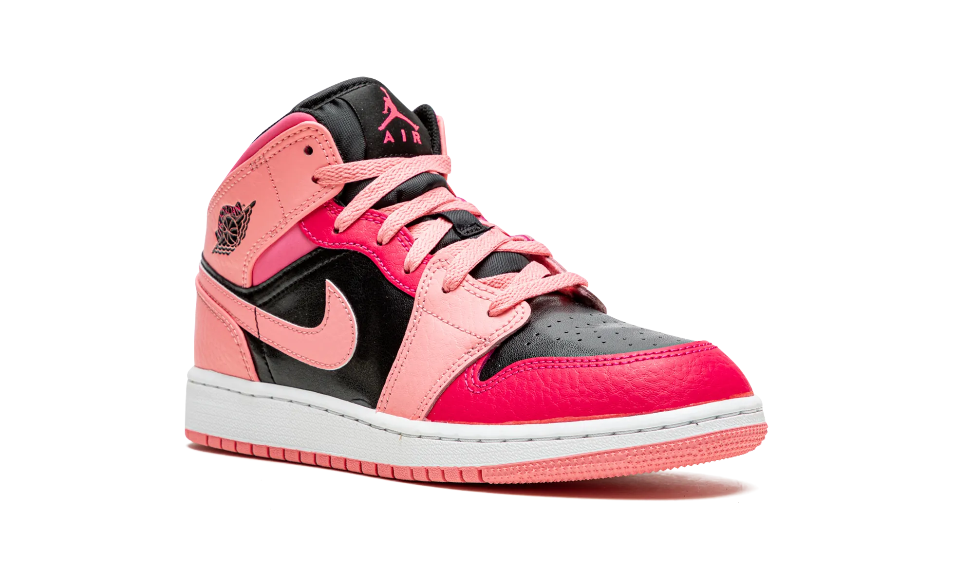 Air Jordan 1 Mid GS "Coral Chalk" jordan grade school sneakers