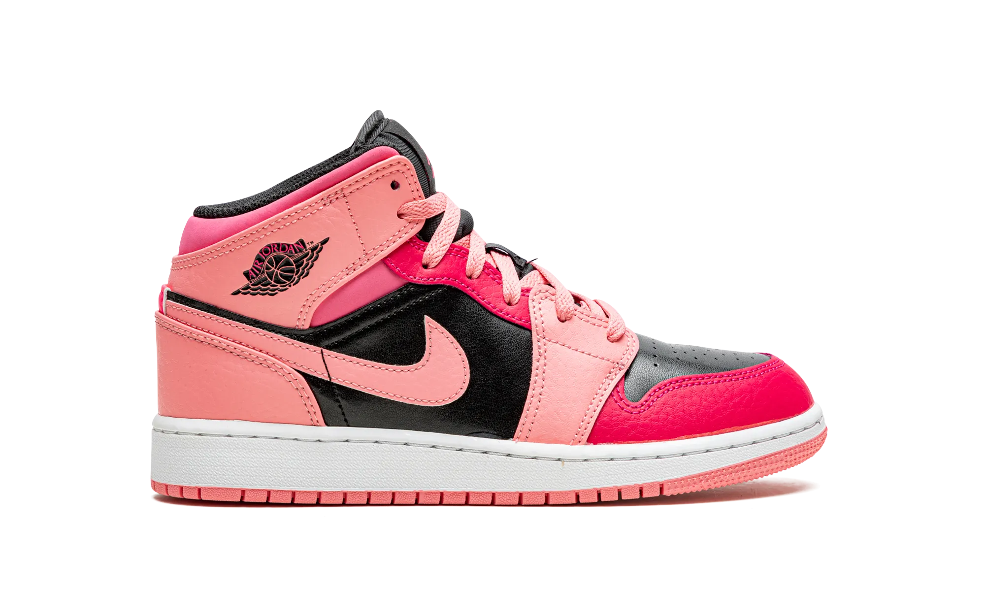 Air Jordan 1 Mid GS "Coral Chalk" jordan grade school sneakers