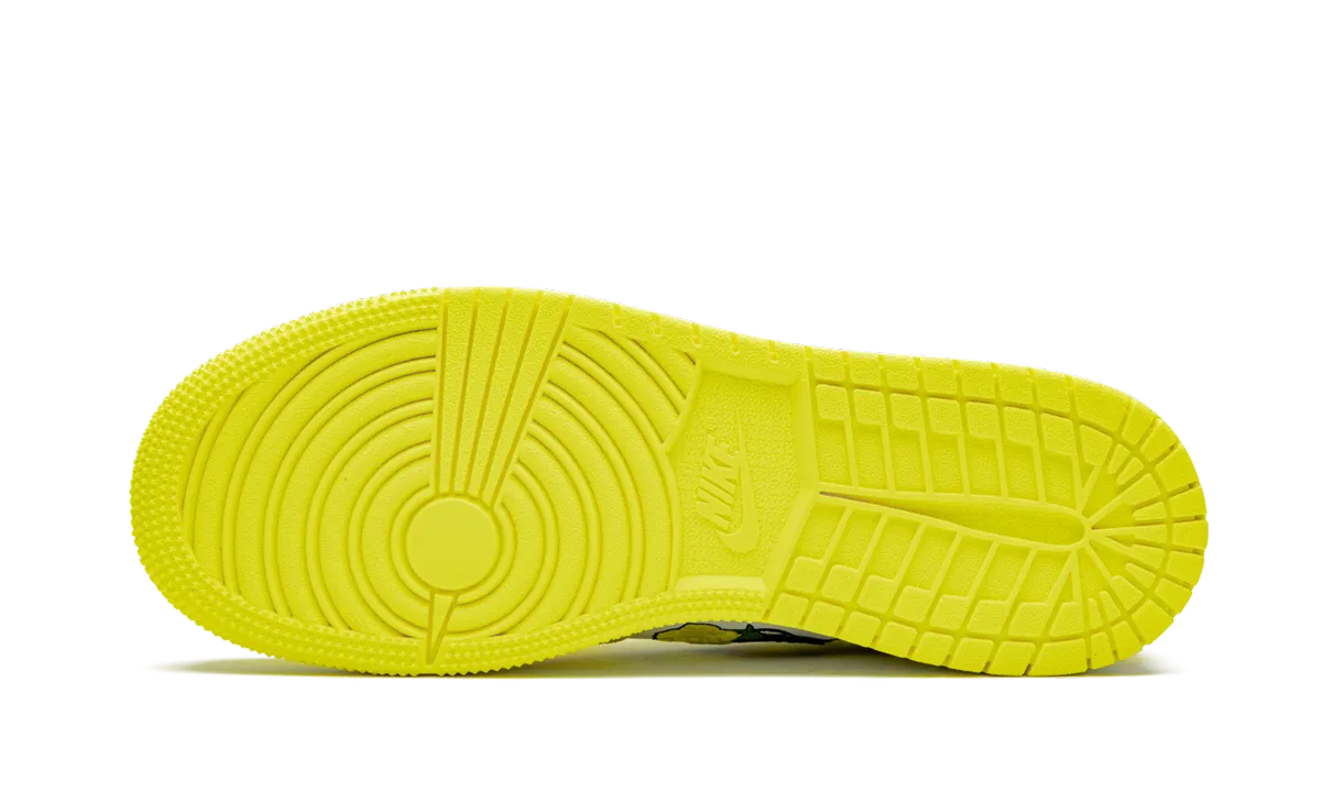 Air Jordan 1 Mid GS "Dynamic Yellow" jordan school kids shoes