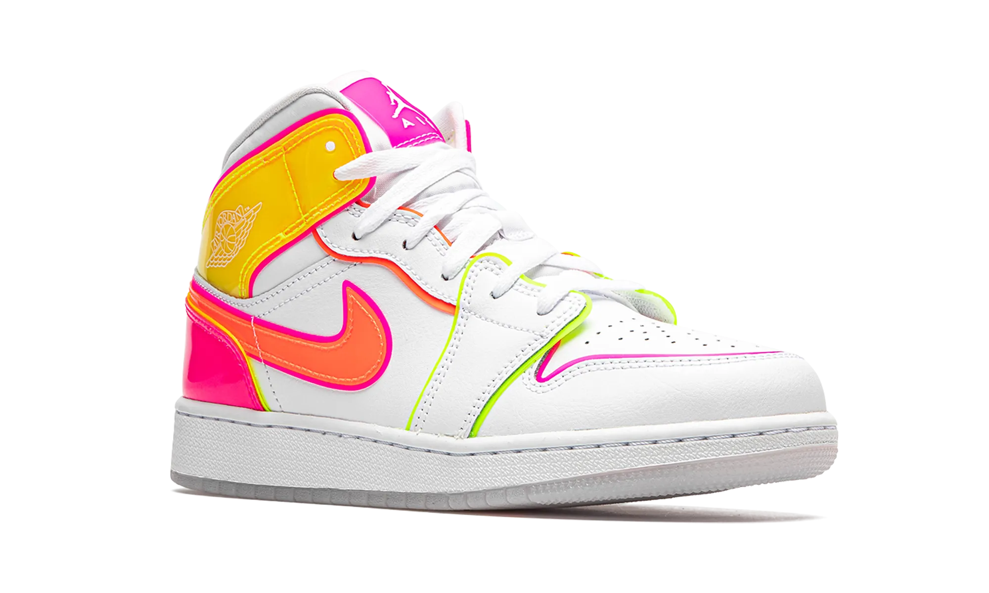 Air Jordan 1 Mid GS "Edge Glow" jordan grade school sneakers