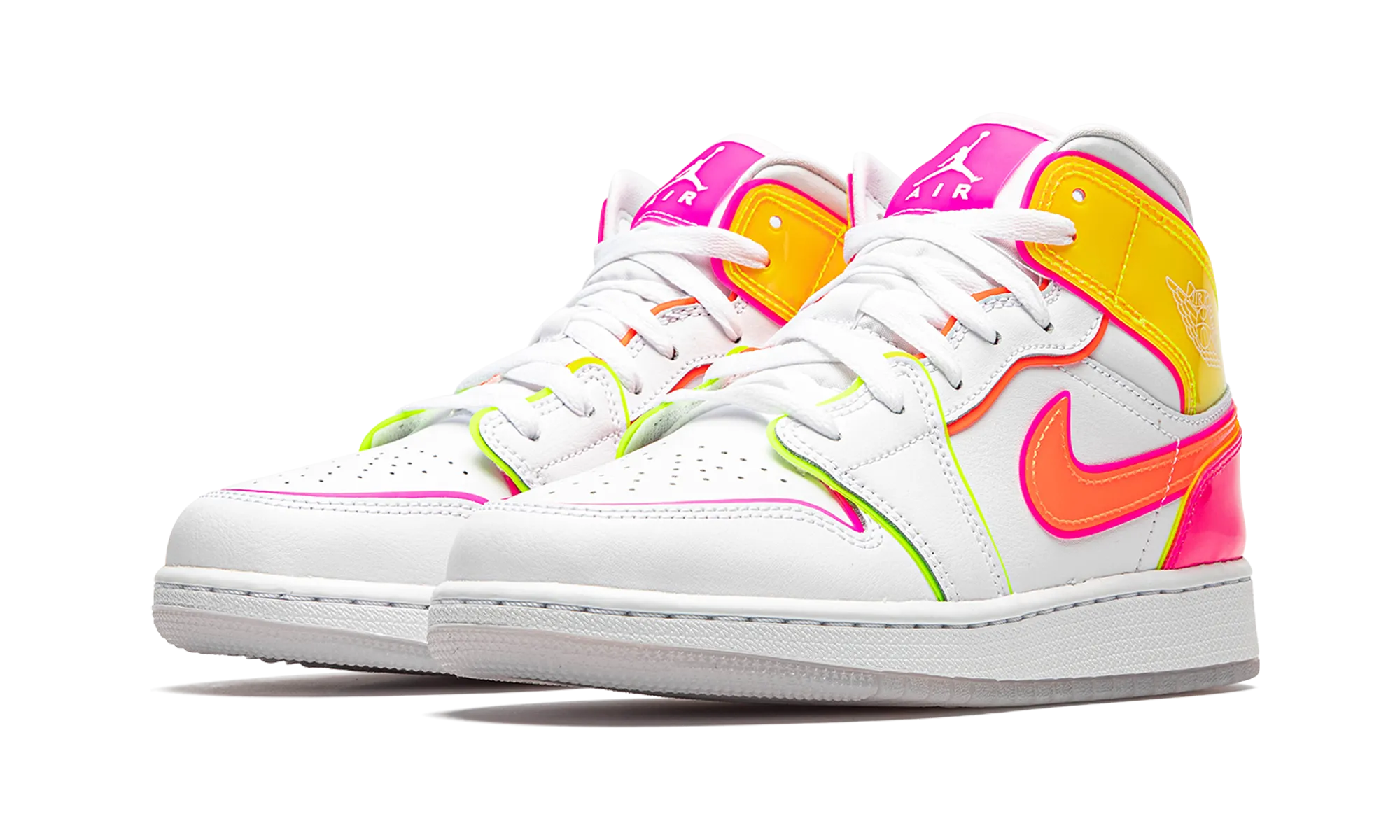Air Jordan 1 Mid GS "Edge Glow" jordan grade school sneakers