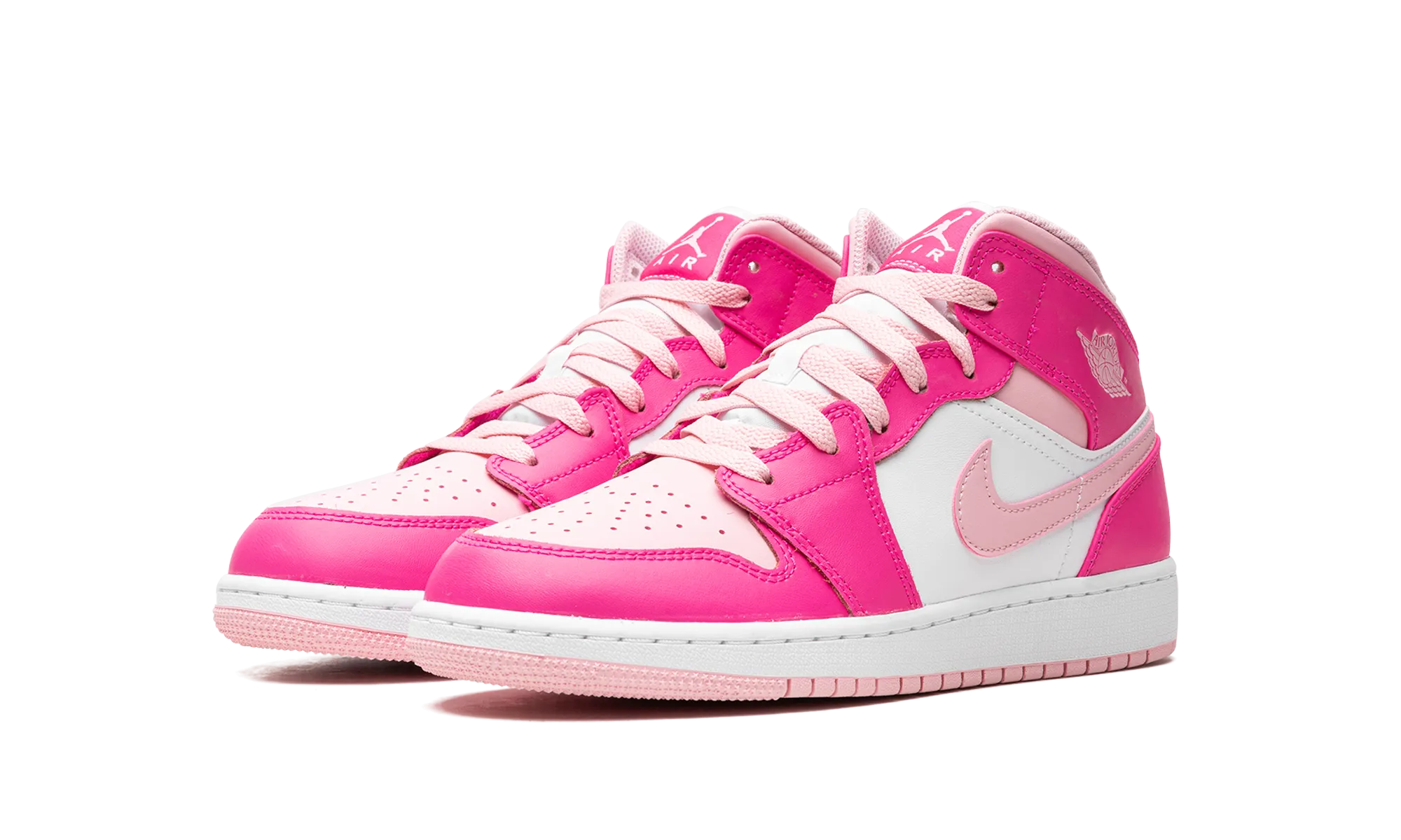Air Jordan 1 Mid GS "Fierce Pink" jordan school kids shoes