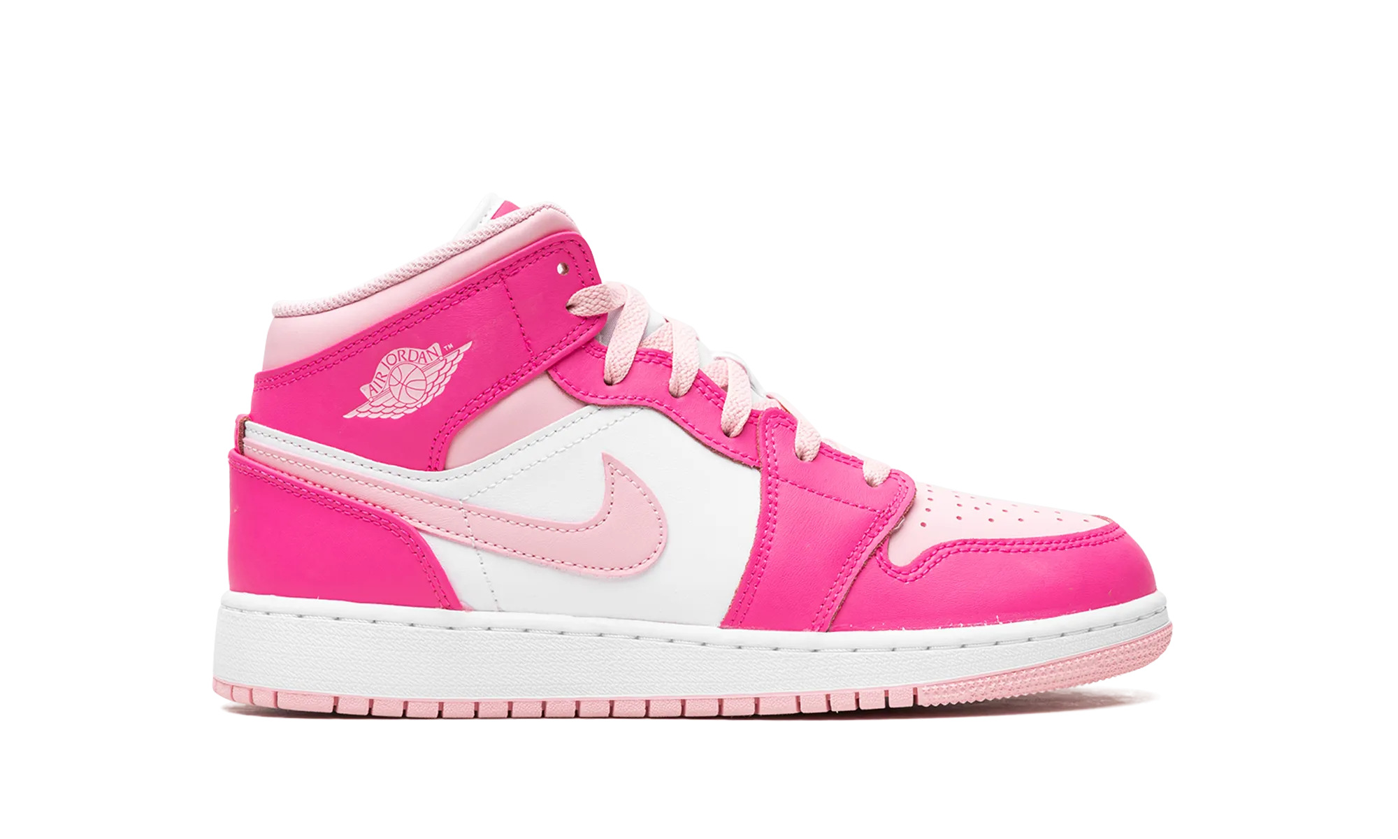 Air Jordan 1 Mid GS "Fierce Pink" jordan school kids shoes
