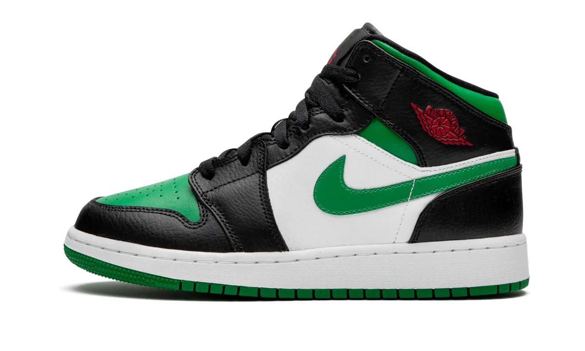 Air Jordan 1 Mid GS "Green Toe" Jordan Grade School styles