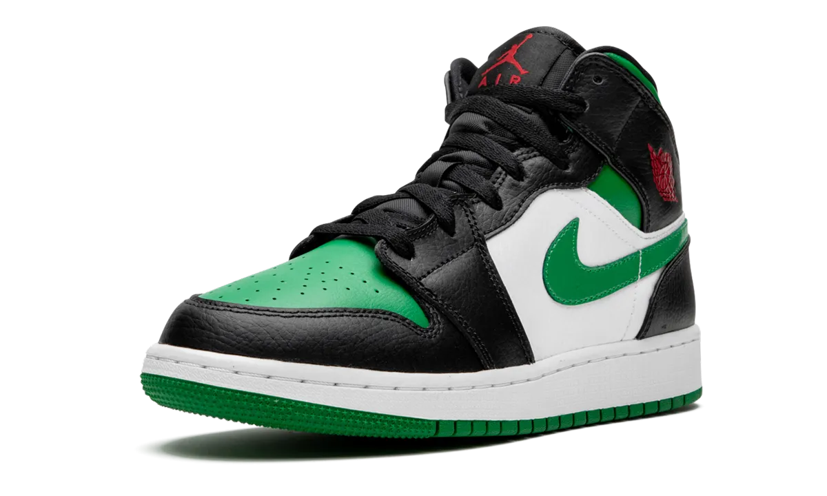 Air Jordan 1 Mid GS "Green Toe" jordan school kids shoes