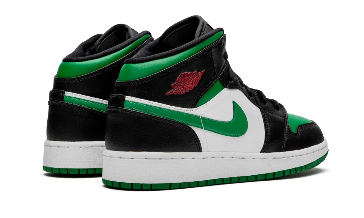 Air Jordan 1 Mid GS "Green Toe" jordan school kids shoes