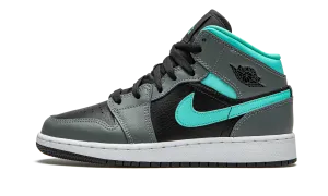 Air Jordan 1 Mid GS "Grey / Aqua" Jordan Grade School styles