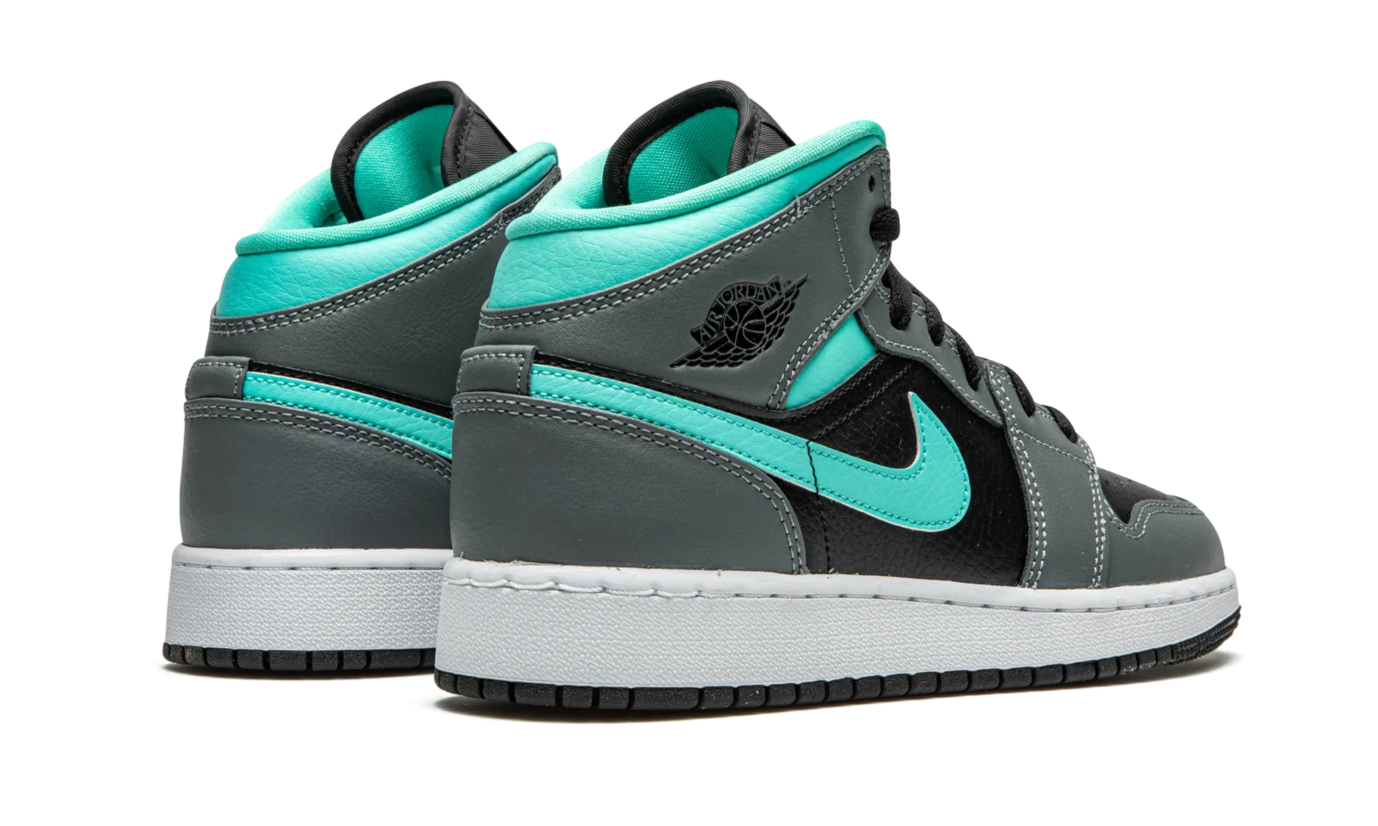 Air Jordan 1 Mid GS "Grey / Aqua" jordan school kids shoes