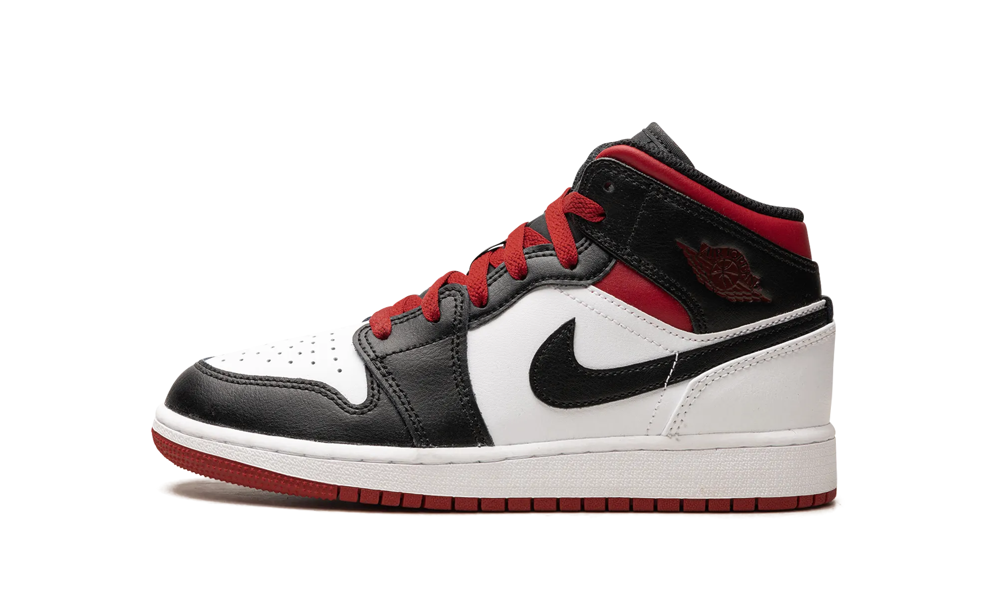 Air Jordan 1 Mid GS "Gym Red Black Toe" Jordan Grade School styles